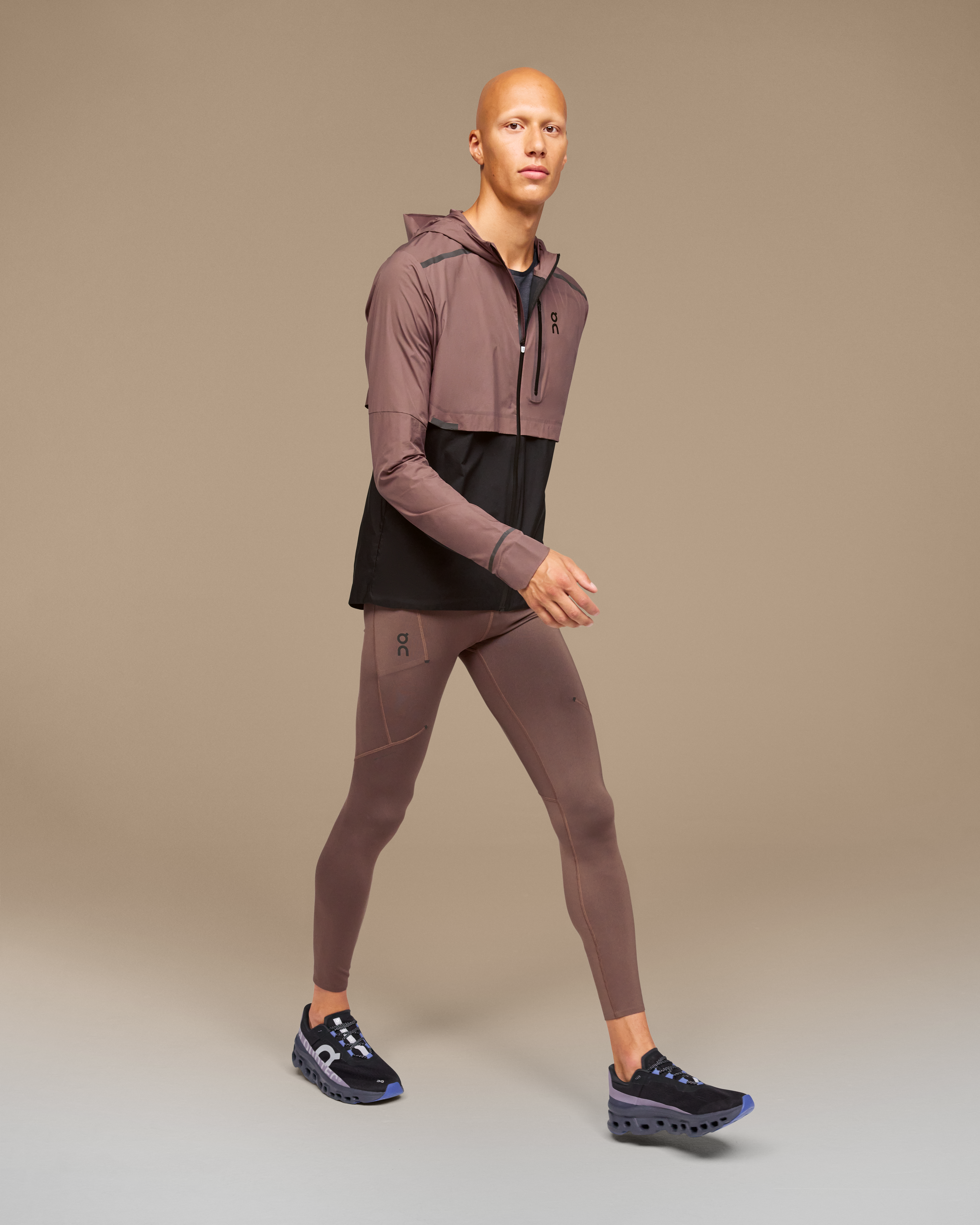 On Performance Winter Tights Grape Men Tights