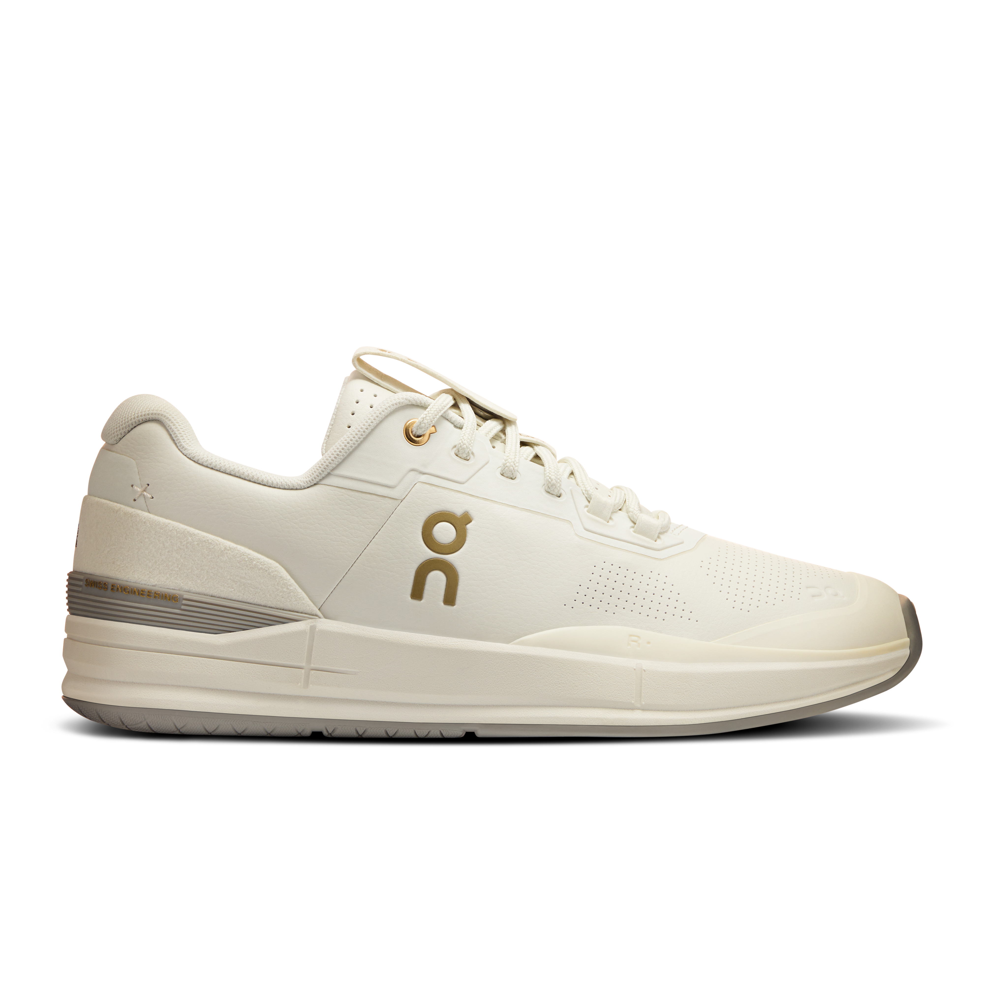 THE ROGER Pro Ace Tennis Shoe in Ivory/Fog