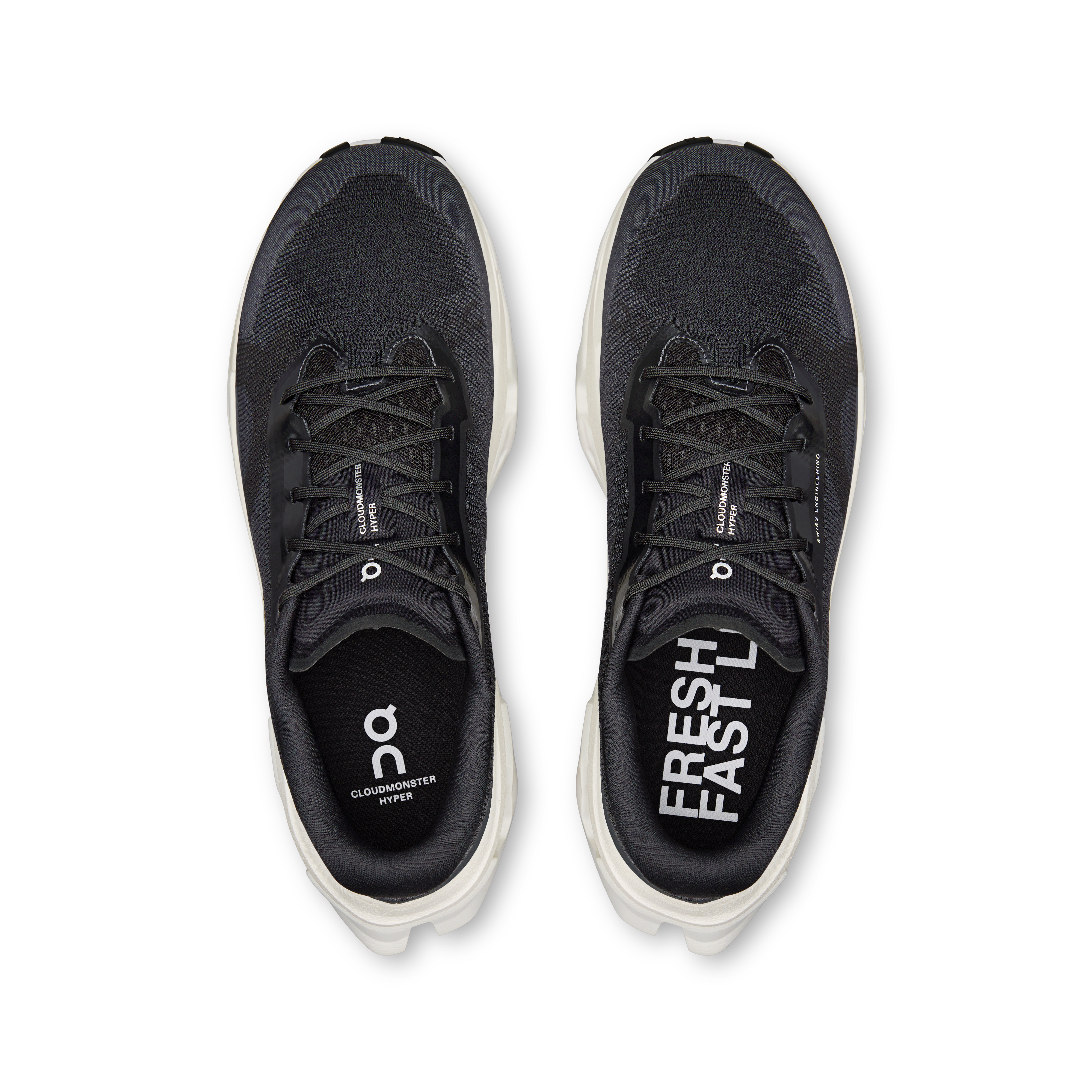 On Cloudmonster 3 Hyper Black & Ivory Men Road running Shoes