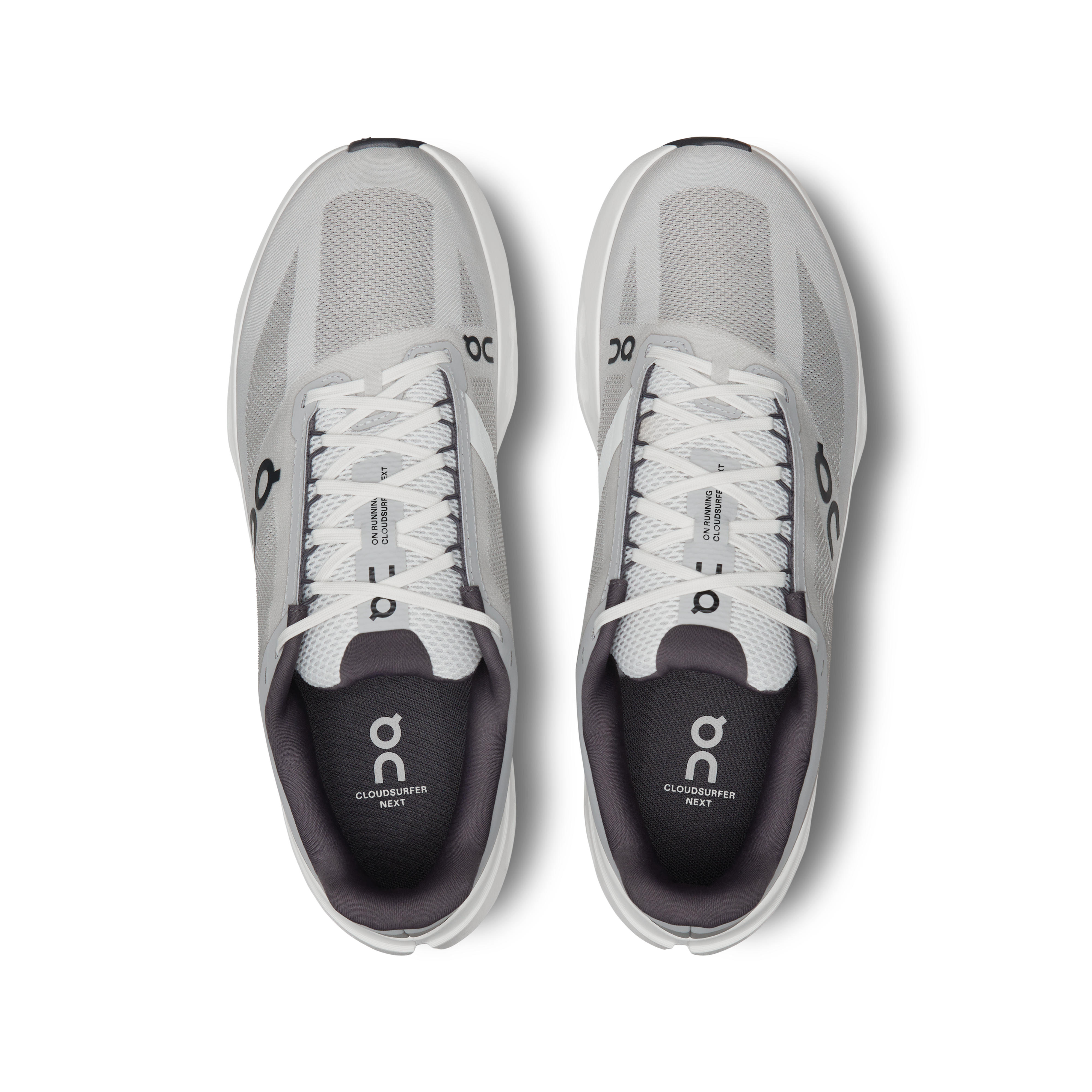 On Cloudsurfer Next Wide Glacier & White Men Road running Shoes