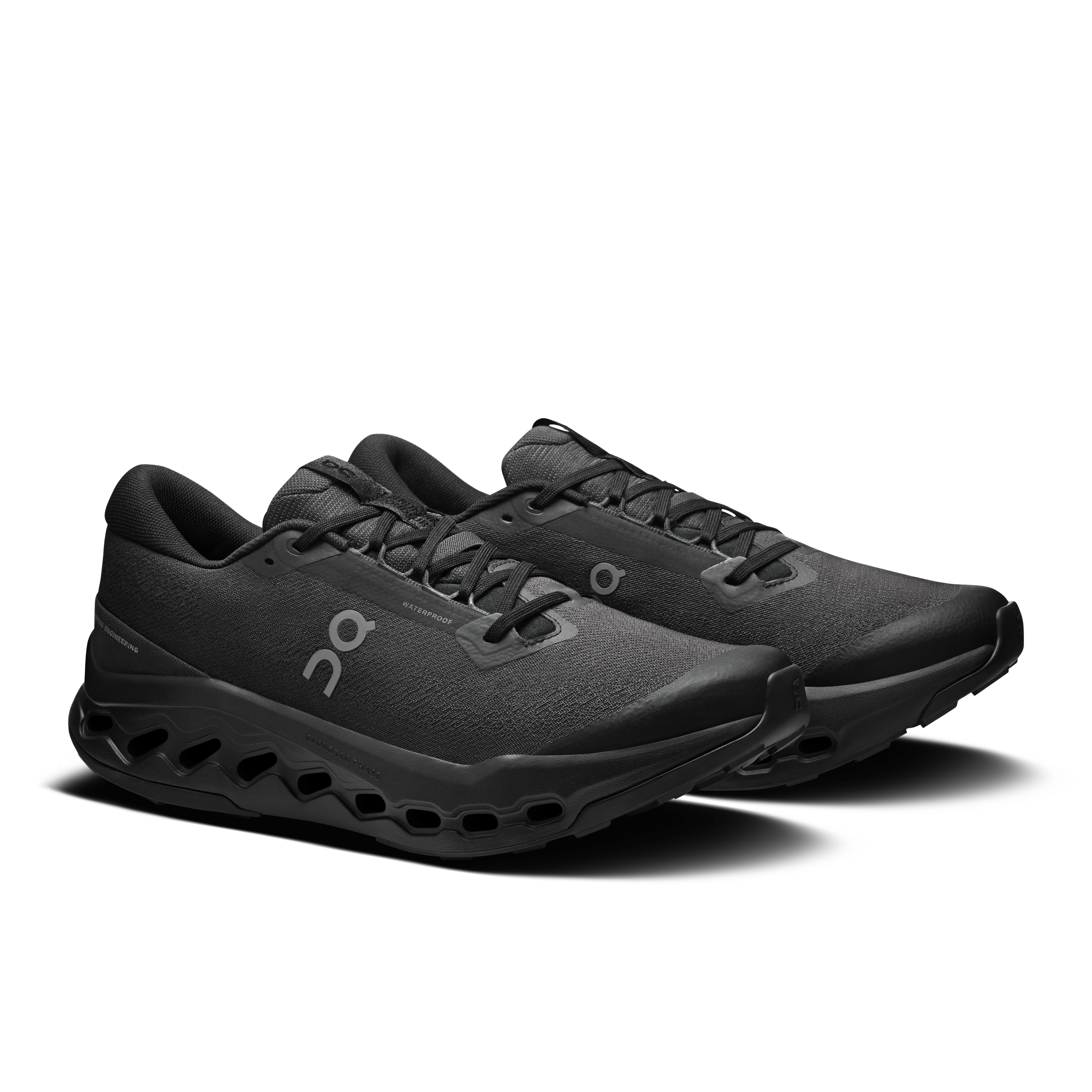On Cloudsurfer Trail 2 Waterproof Black & Black Men Trail running Shoes