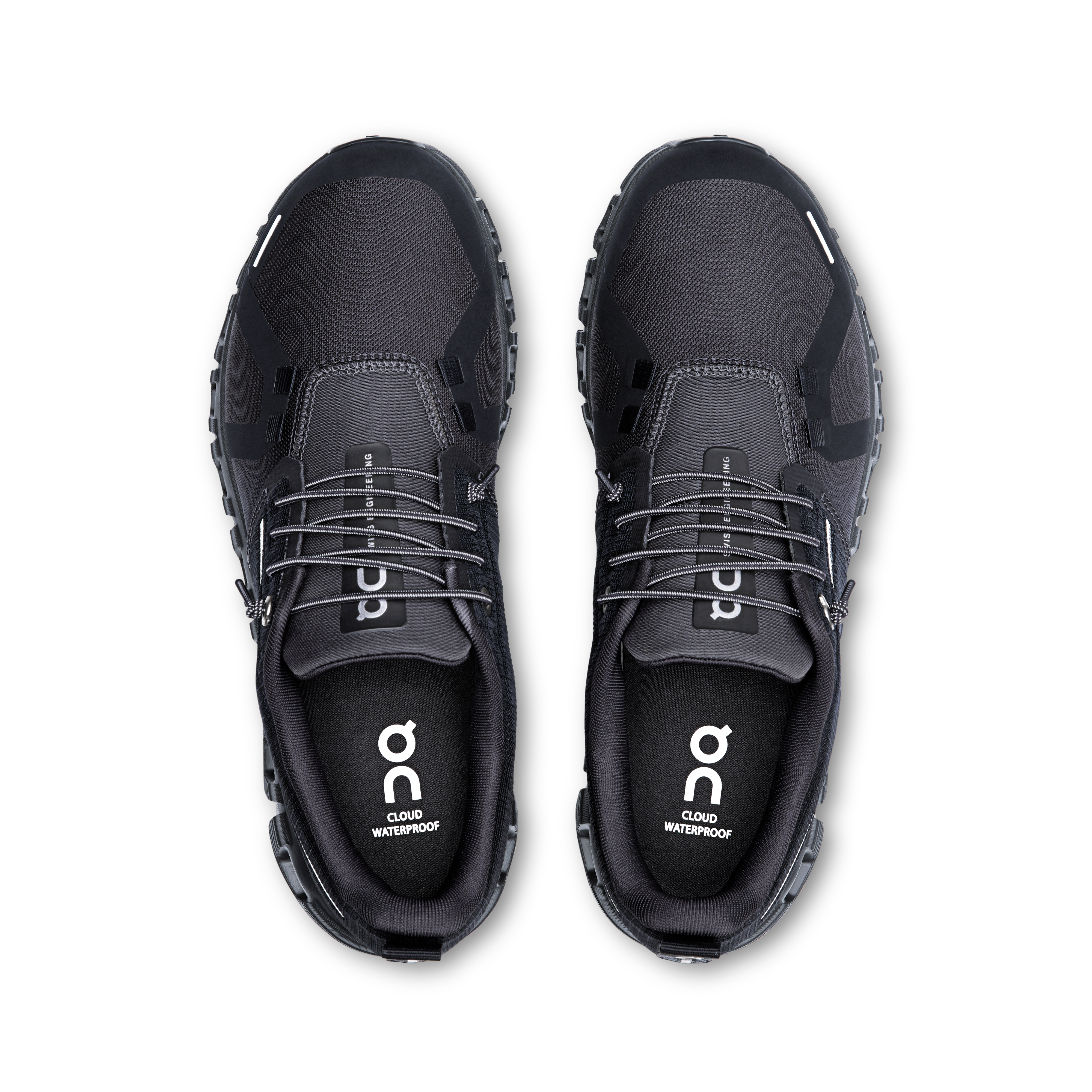 On Cloud 6 Waterproof Black & Black Women Active life Shoes