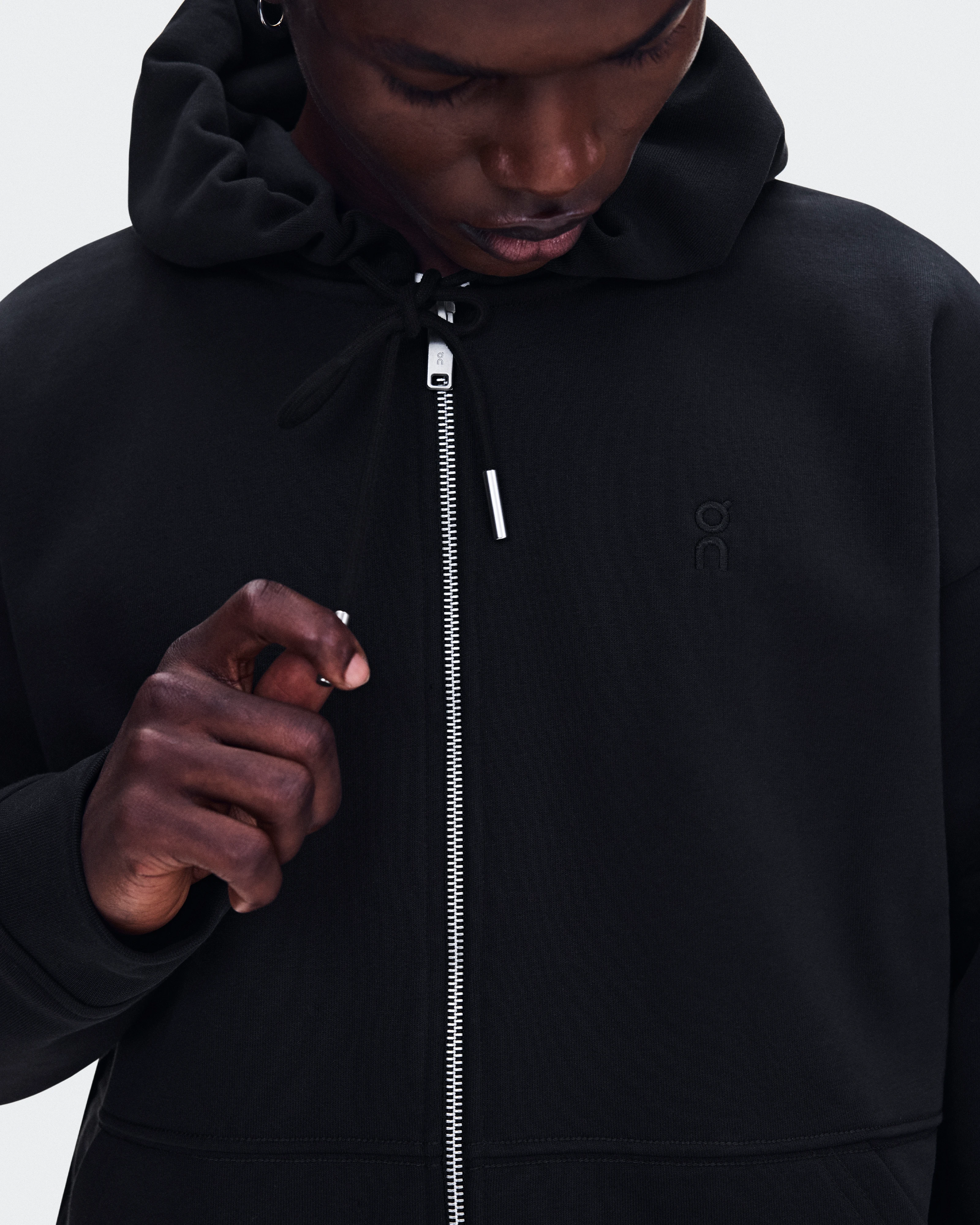 On Club Collective Full Zip Hoodie Black Men Hoodies and sweatshirts