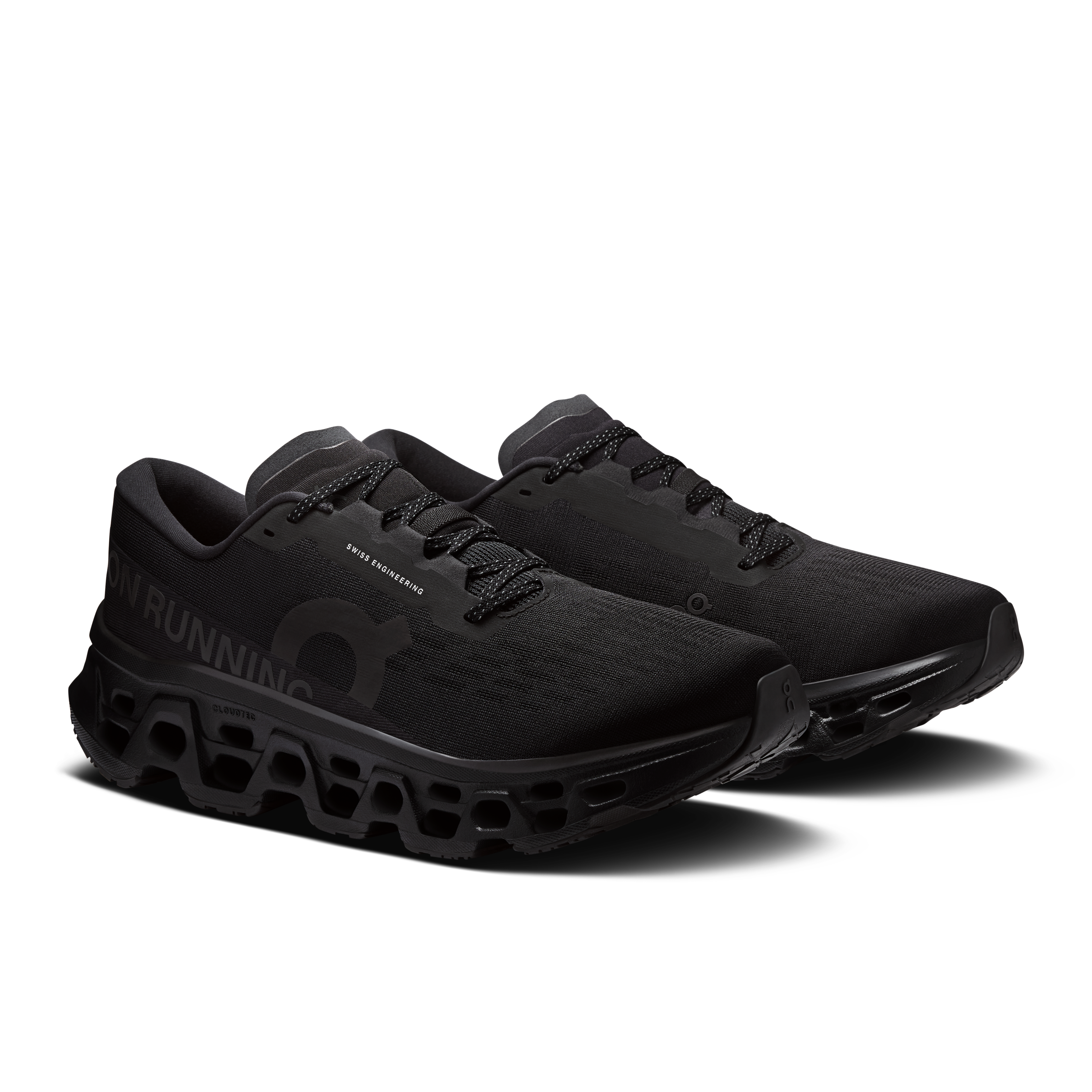 On Cloudmonster 3 Black & Black Men Road running Shoes