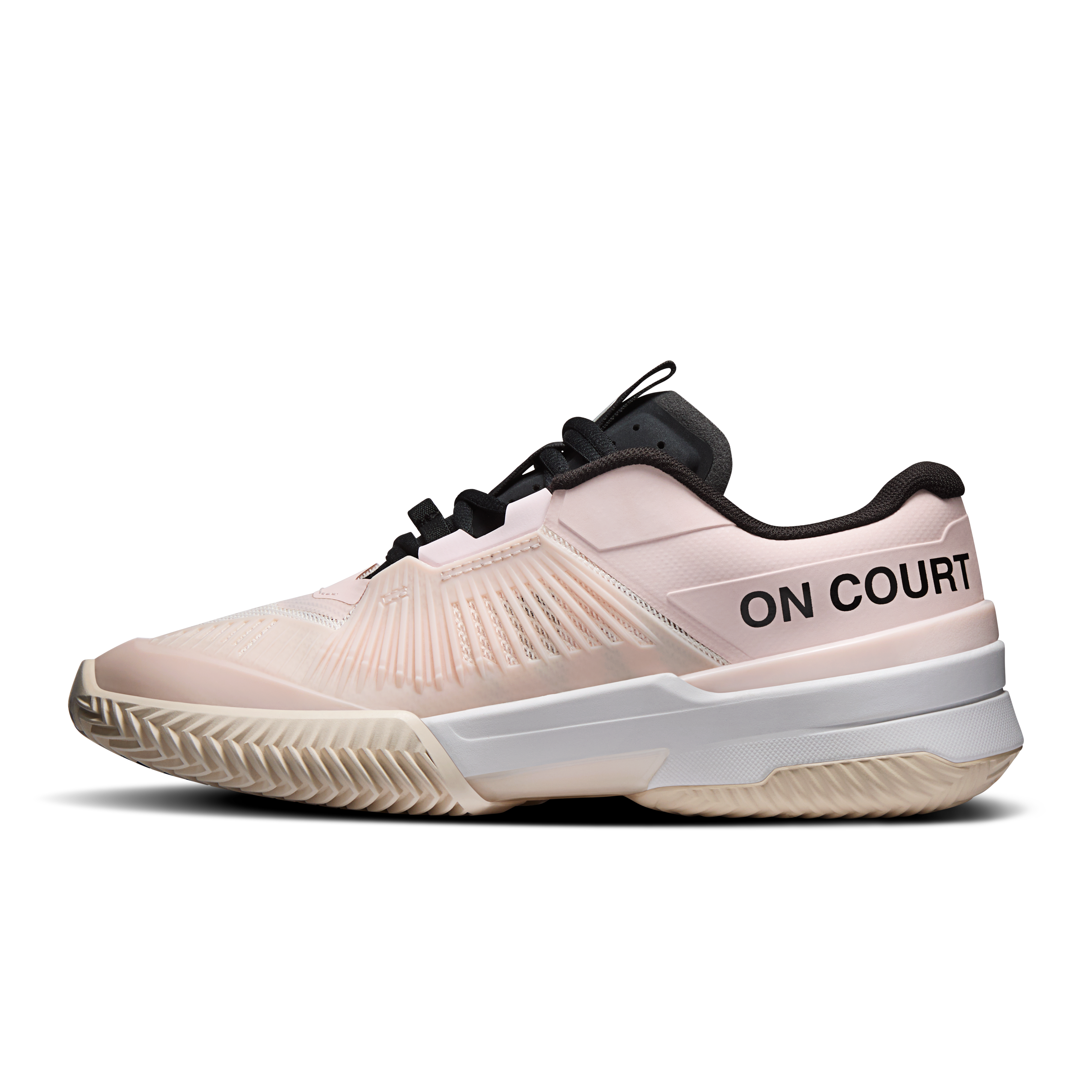 On THE ROGER Pro Fire Clay Doe & White Women Tennis Shoes