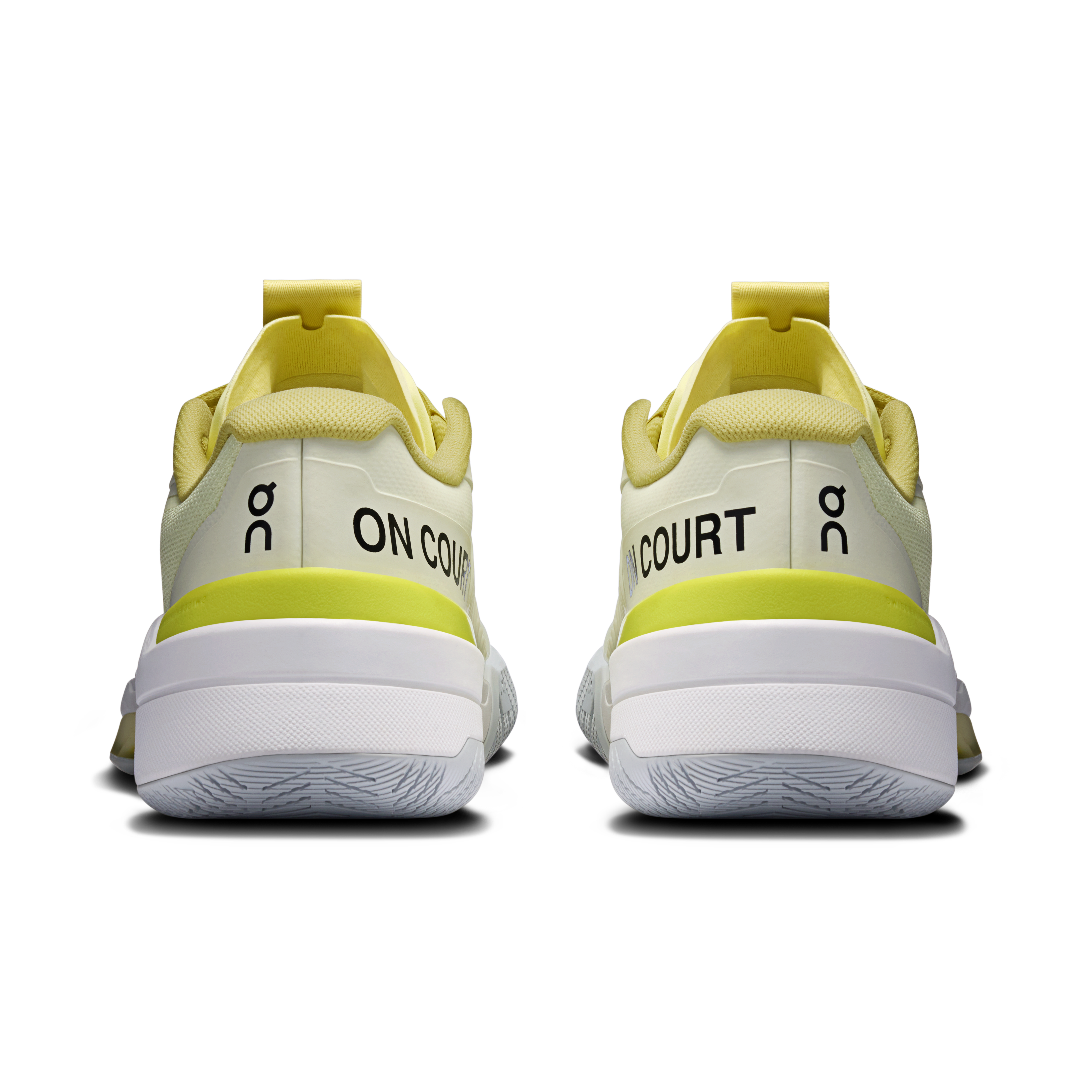 On THE ROGER Pro Fire Linen & Lime Women Tennis Shoes