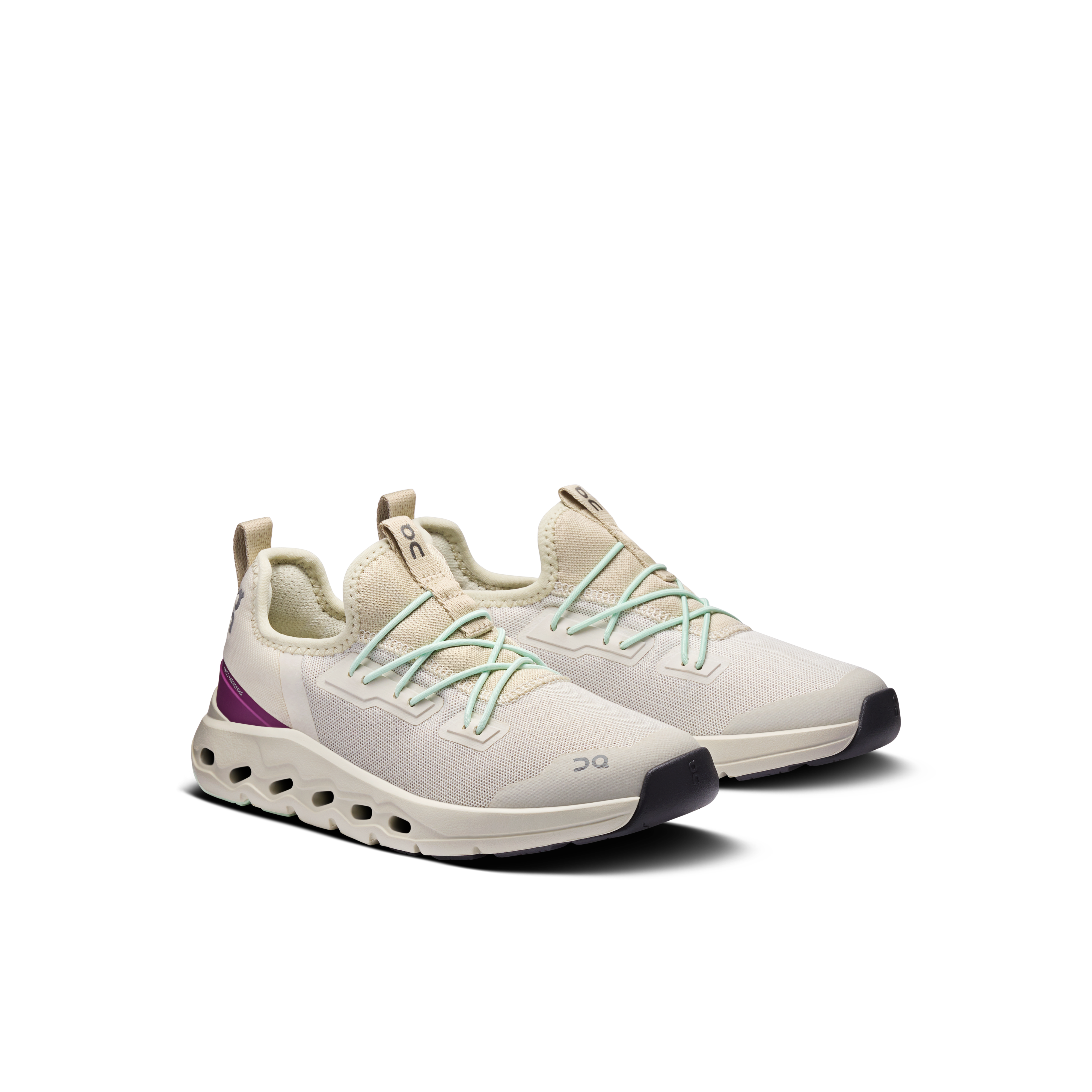 On Cloudleap Chalk & Elderberry Kids Active life Shoes