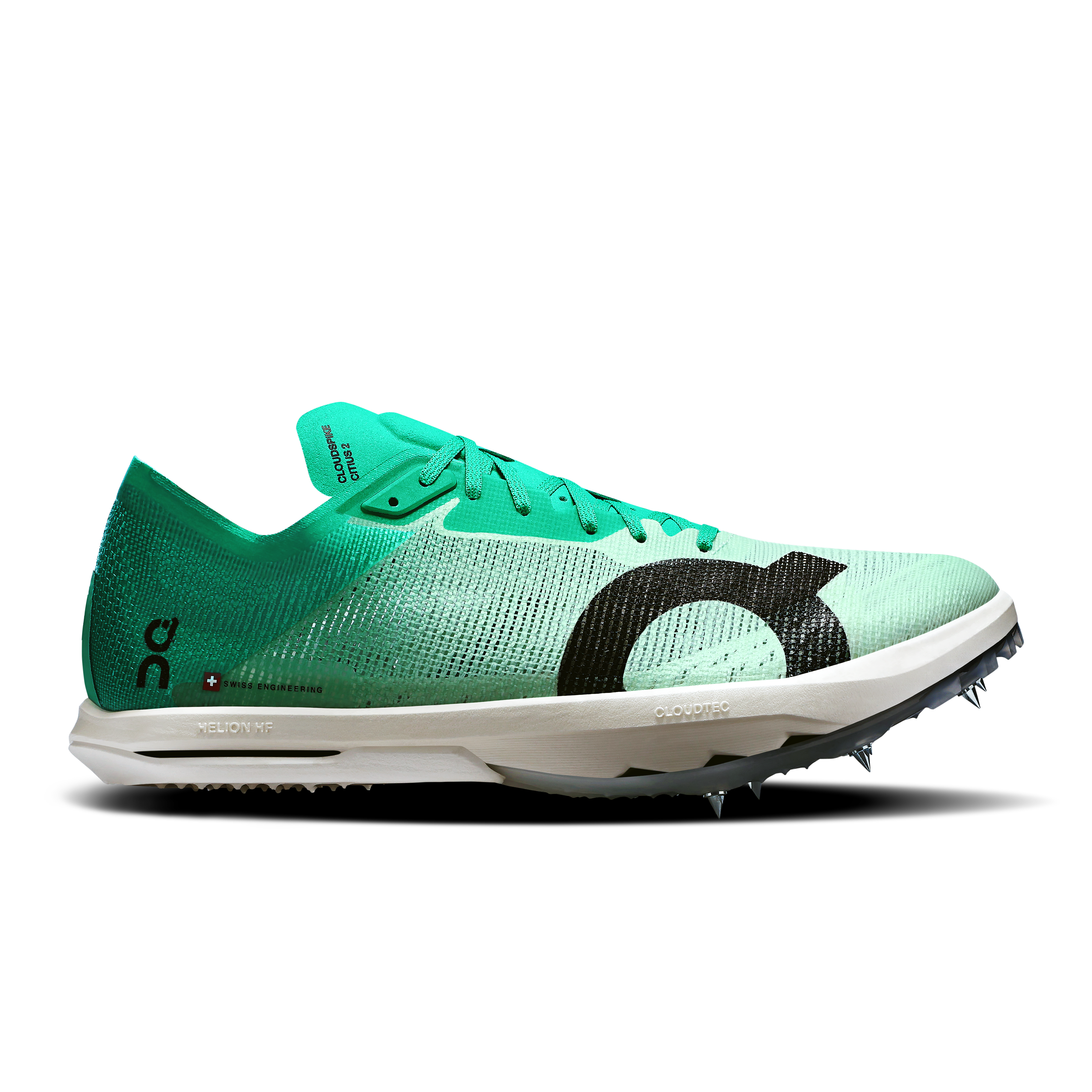 On Cloudspike Citius 2 Mint & White Men Track Shoes