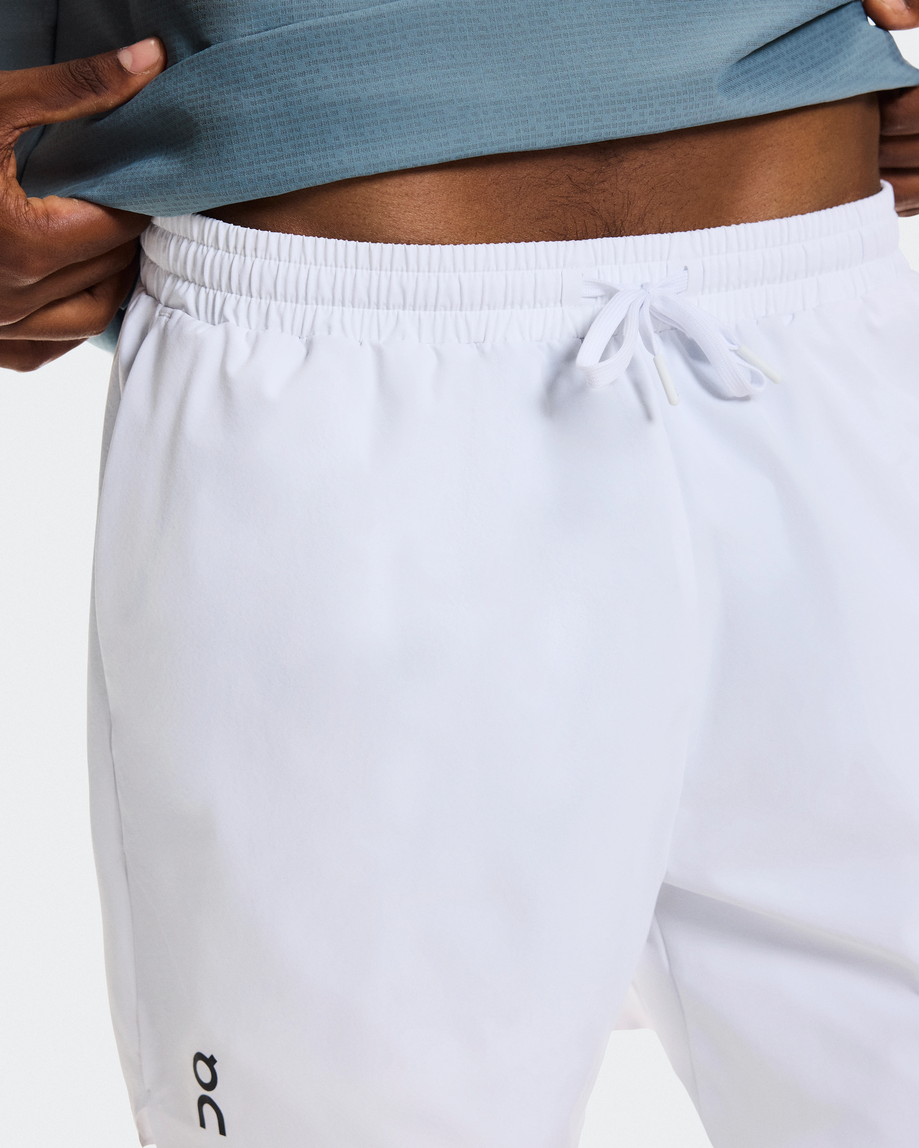 On 5" Court Shorts White Men Shorts