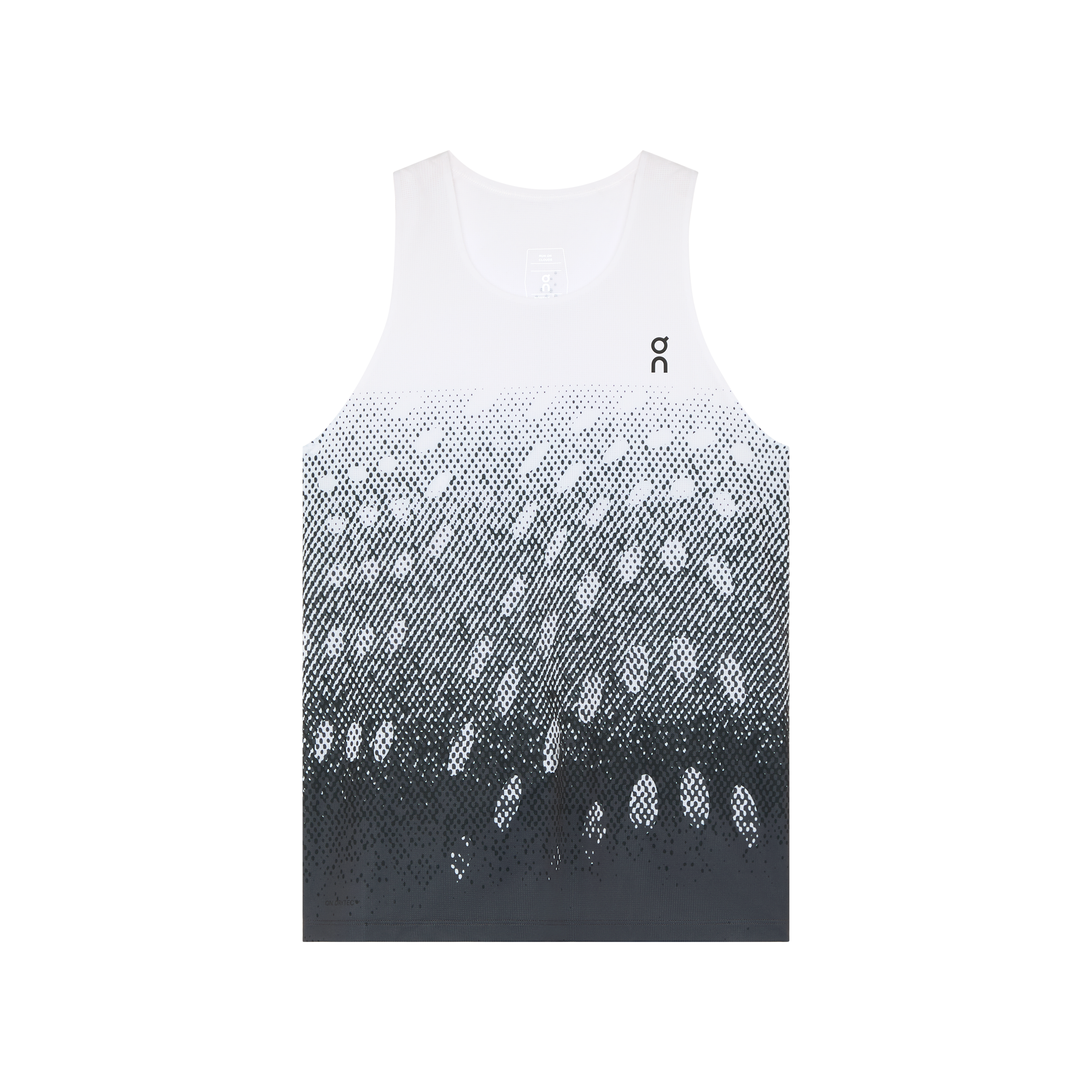 Zero Singlet in White/Iron