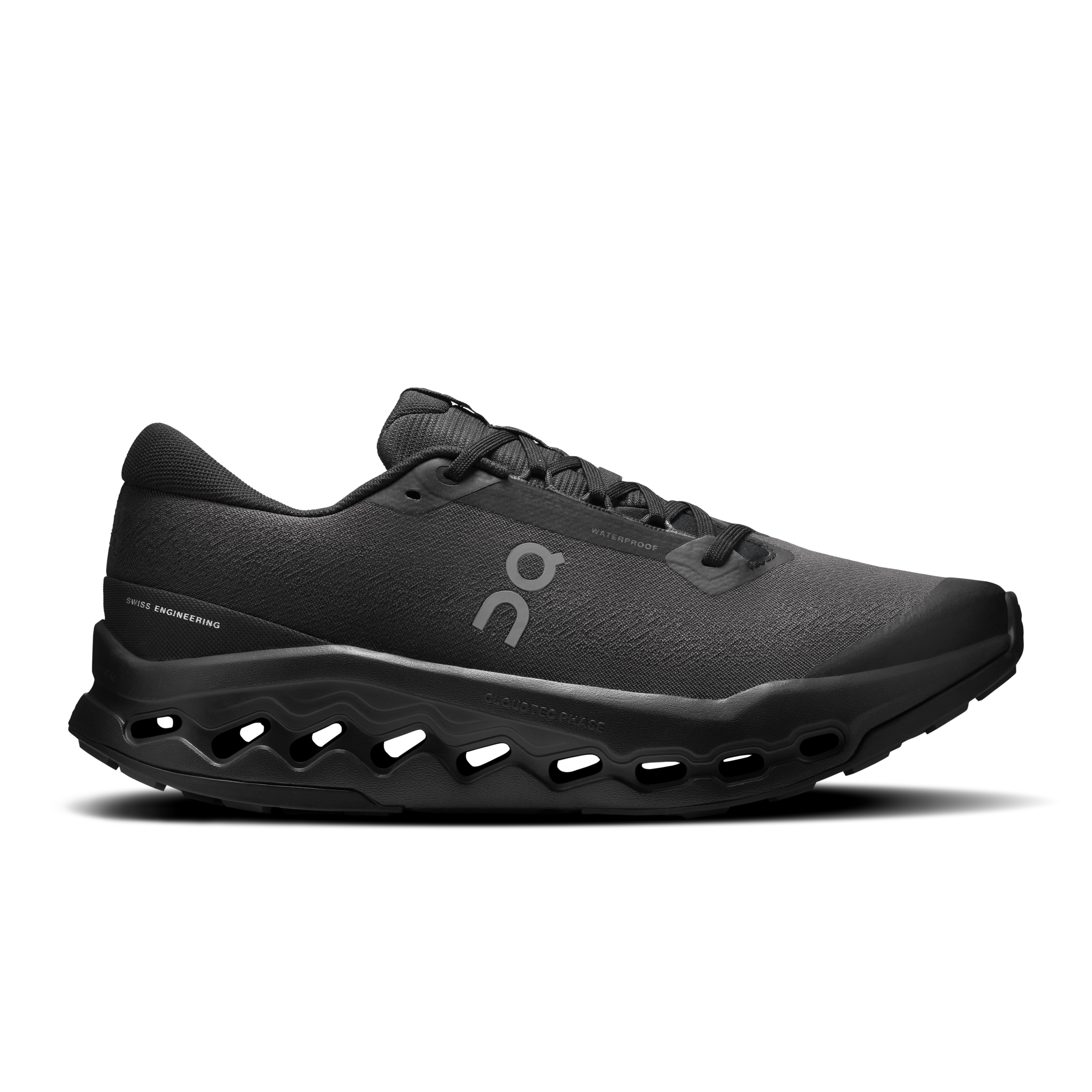 Cloudsurfer Trail 2 Waterproof Trail Running Shoe in Black/Black