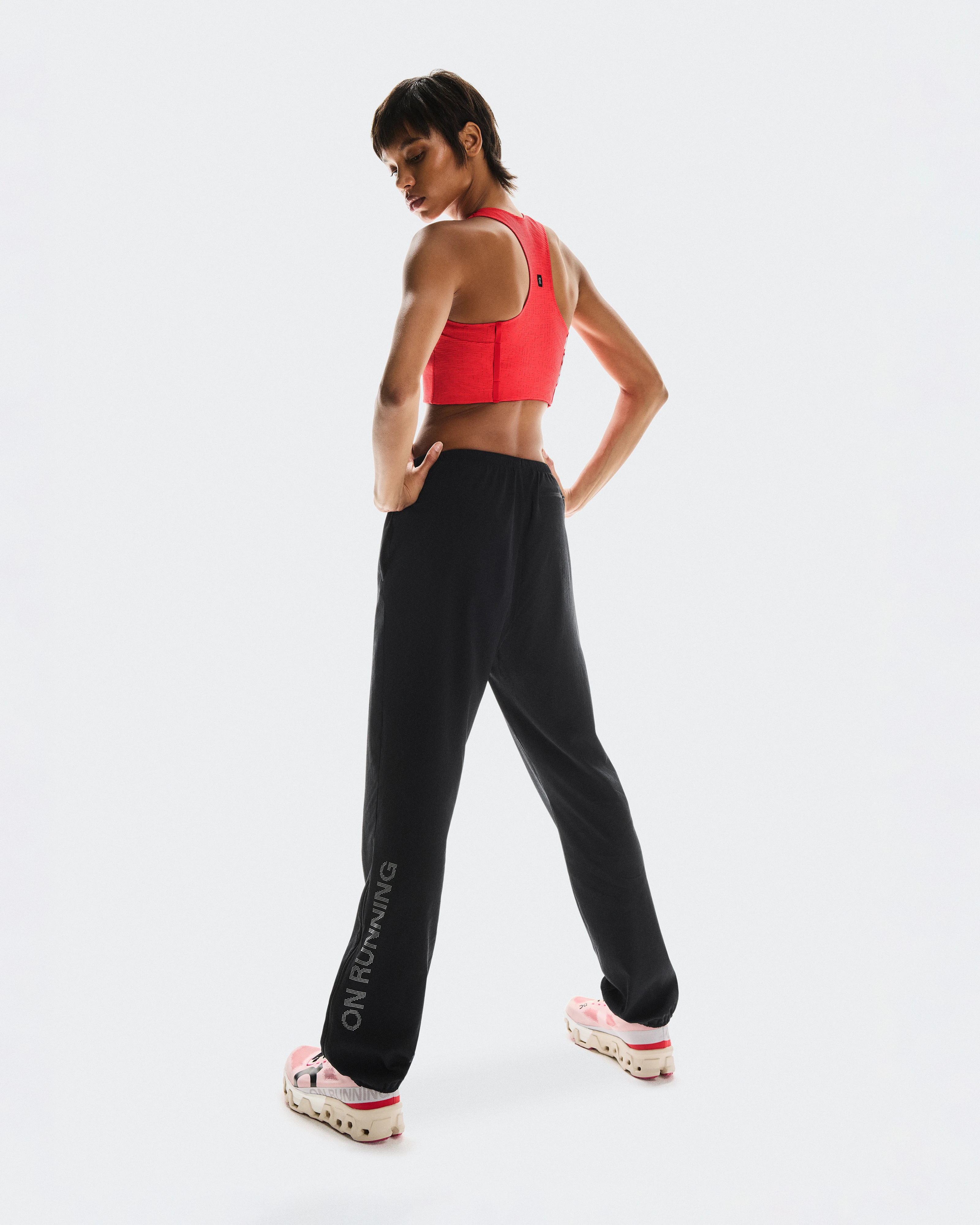 On Pace Pants Black Women Pants