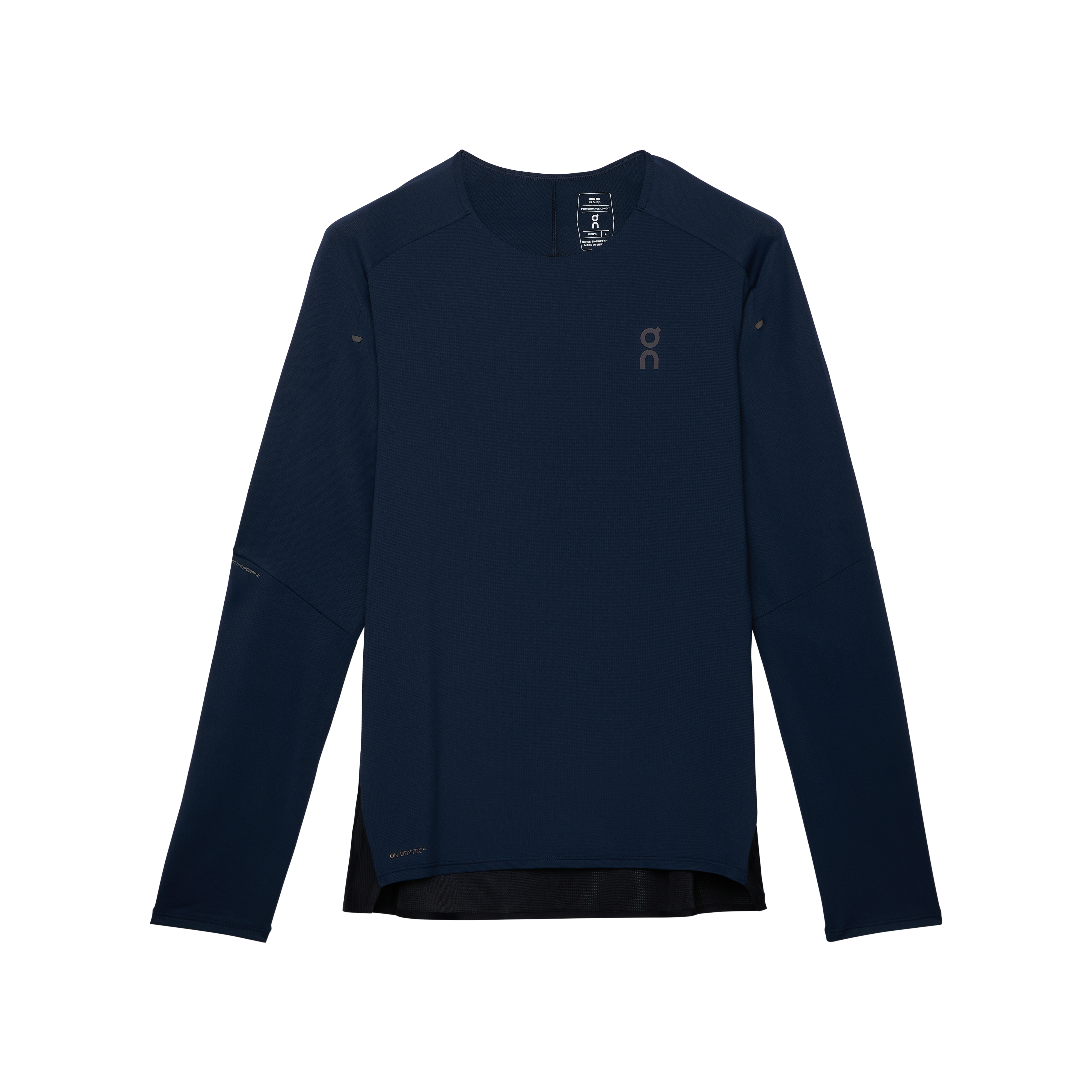 Performance Long-T Long-Sleeve Shirt in Navy/Black