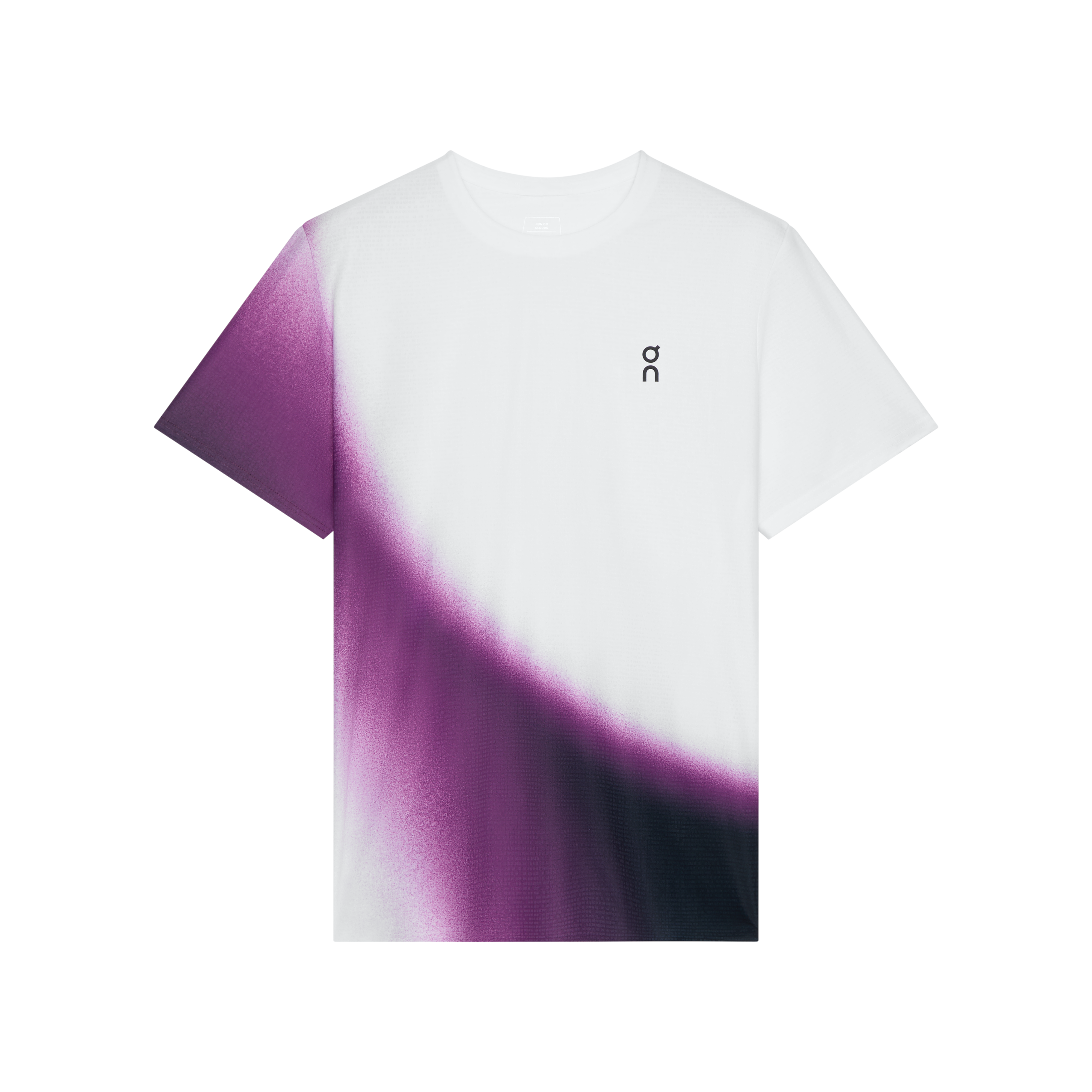 Court-T Swing Short-Sleeve Shirt in White/Cassis