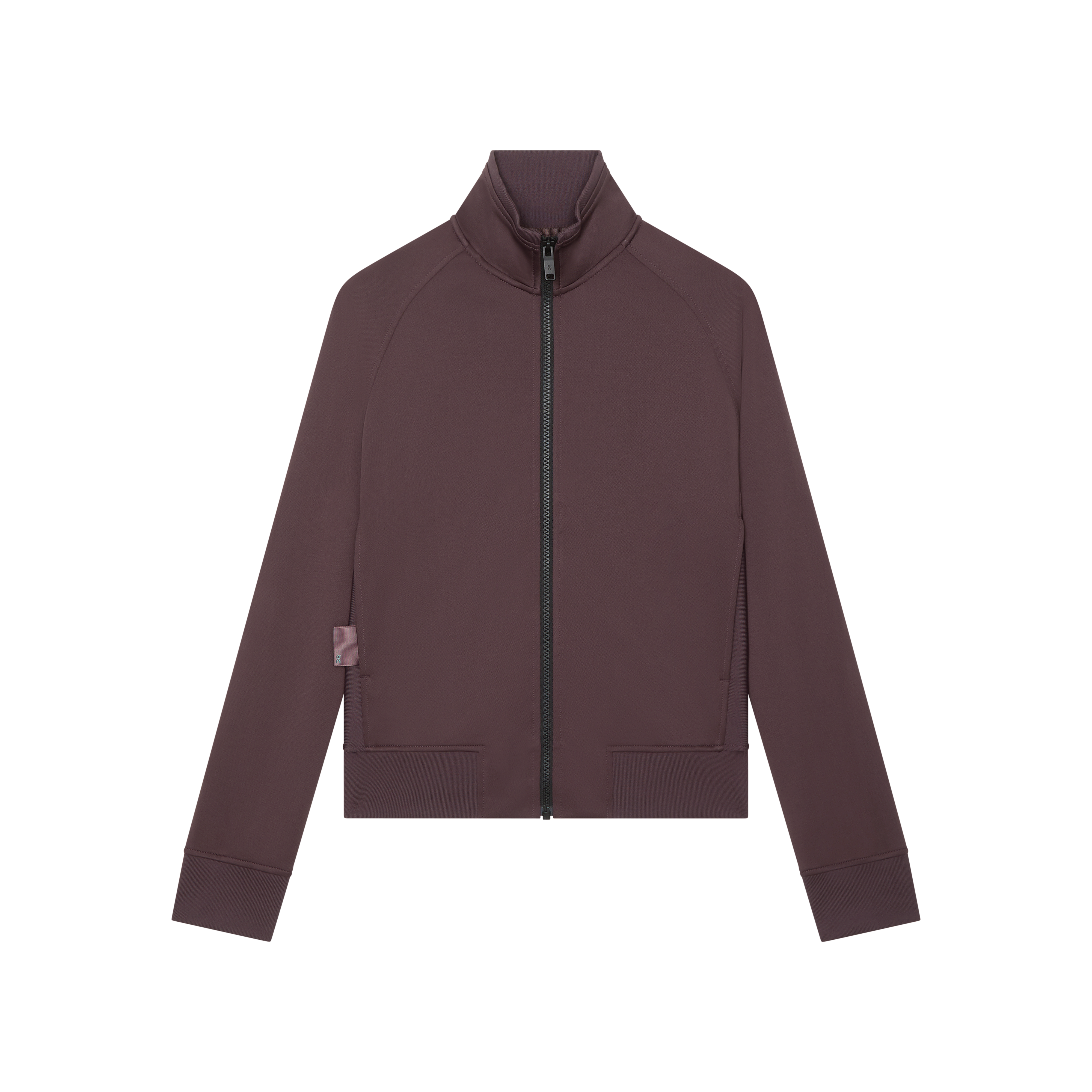 Courtside Full-Zip Jacket in Mulberry