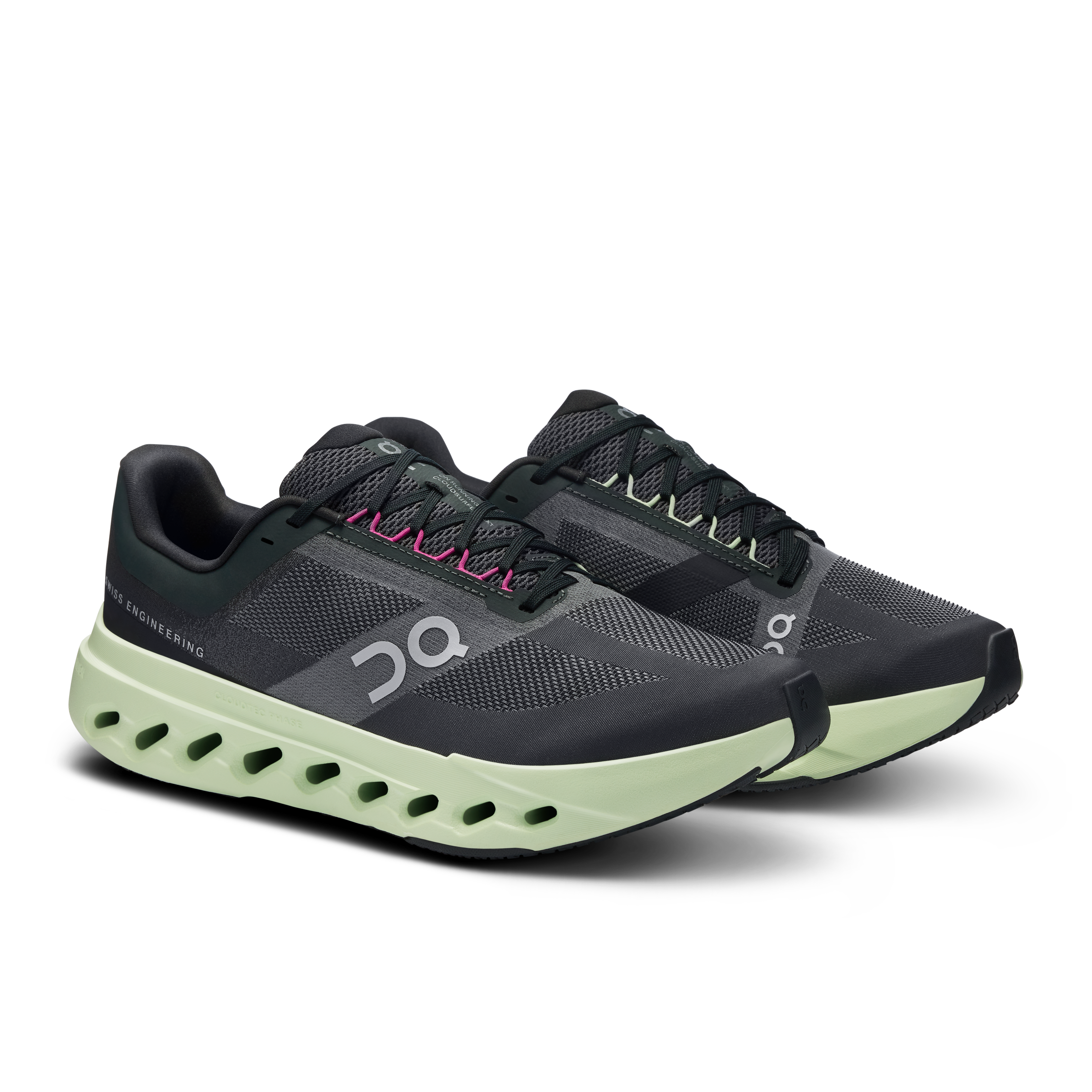 On Cloudsurfer Next Black & Lima Men Road running Shoes