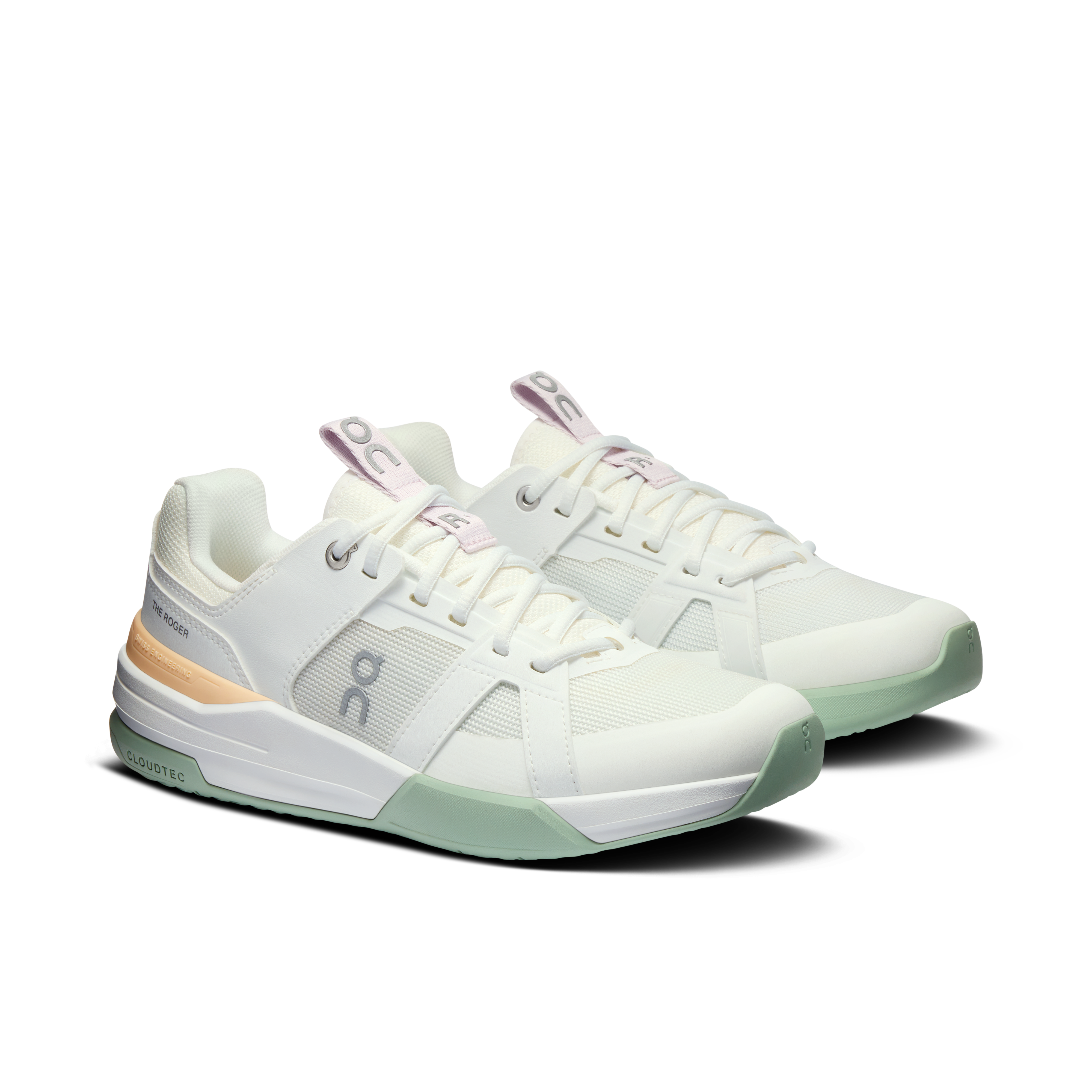On THE ROGER Clubhouse Pro Youth White & Mineral Youth Active life Shoes