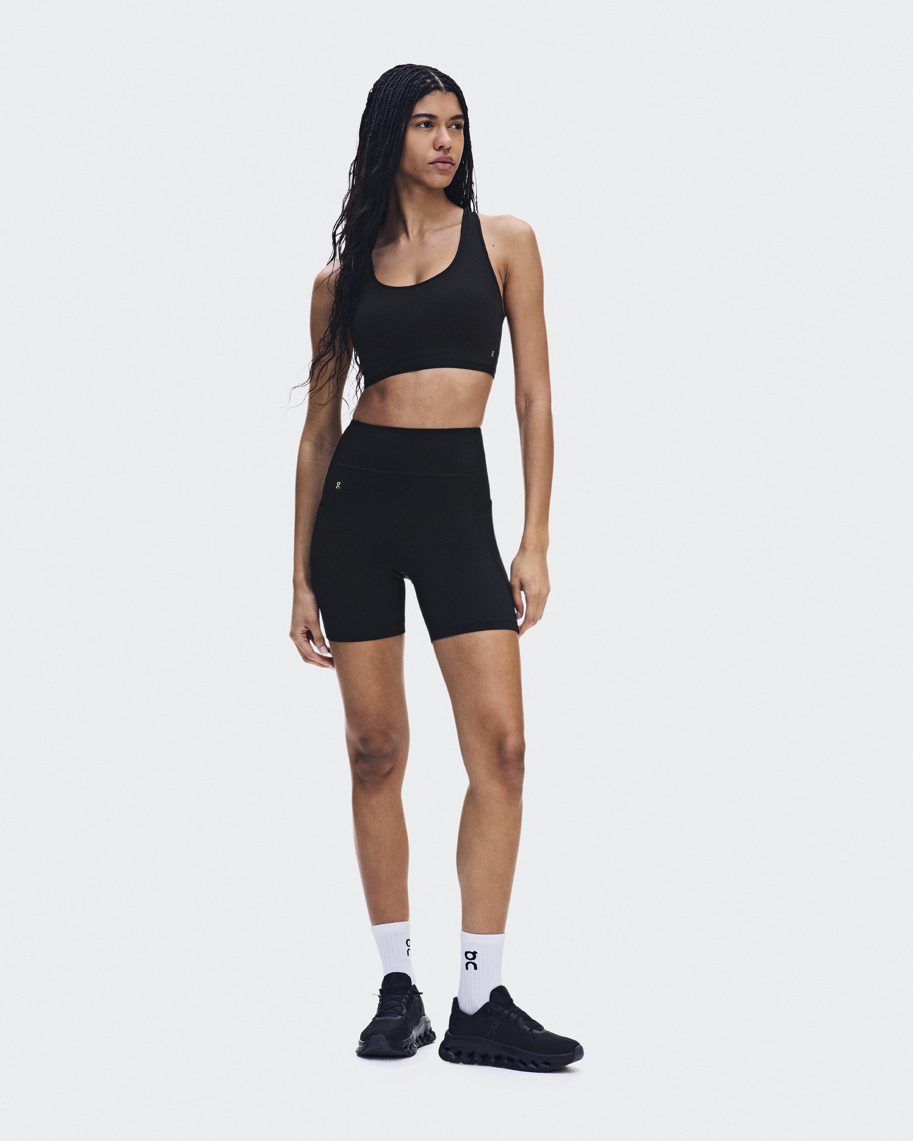 Train Tights Short 6" Shorts in Black