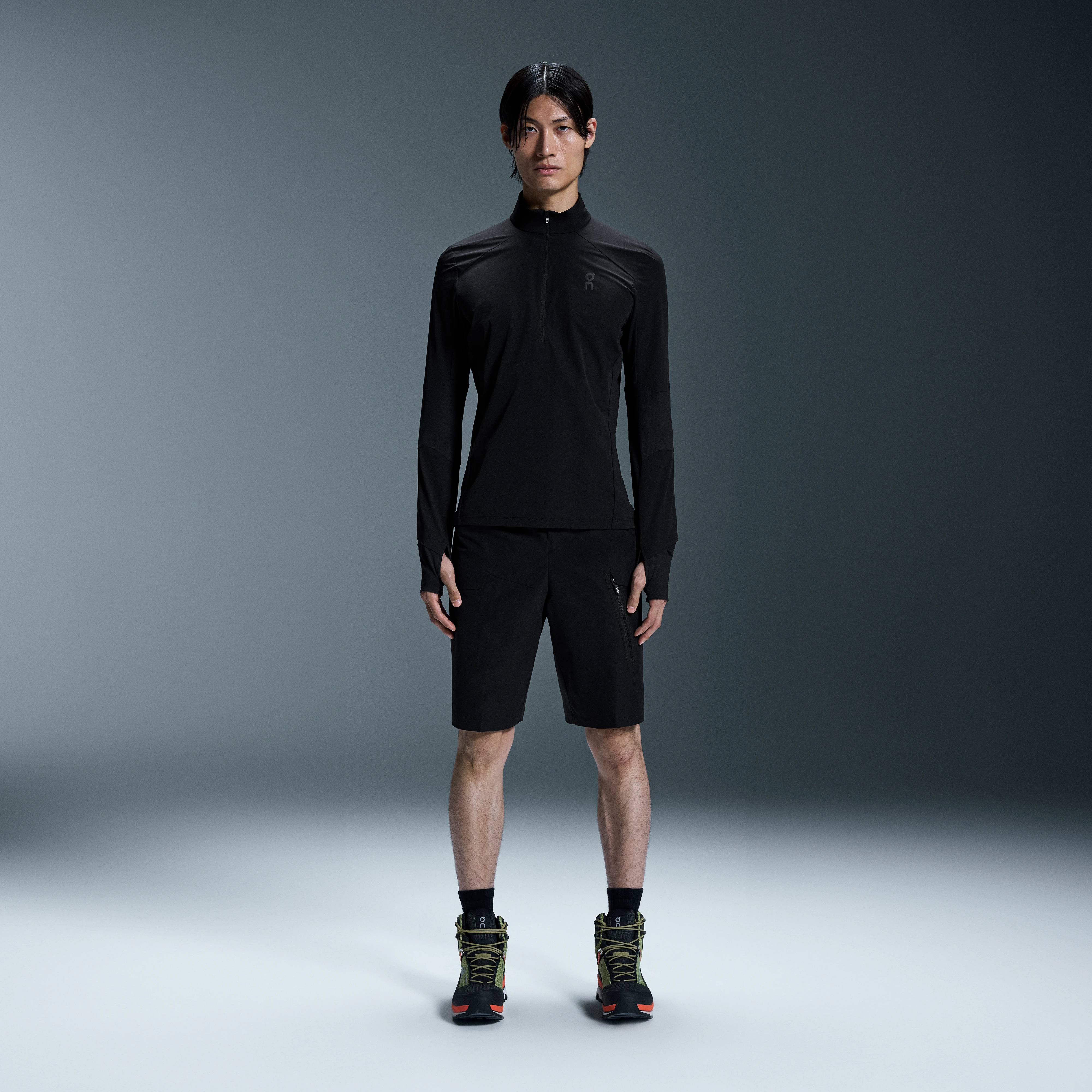 On Explorer Shorts Black Men – Hiking, travel, breathable and water-repellant Shorts