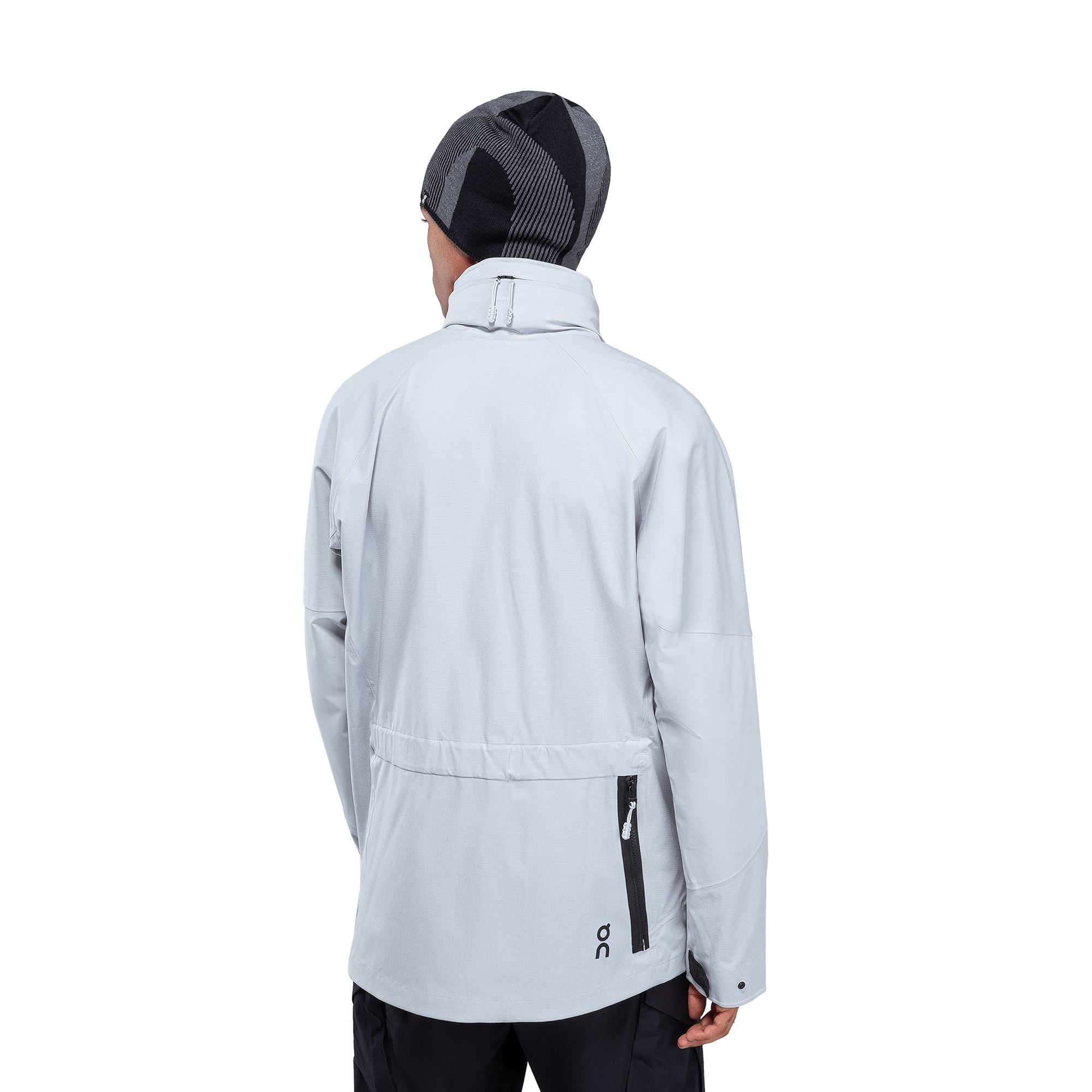 On Explorer Merino Beanie Rock & Black Unisex Headwear