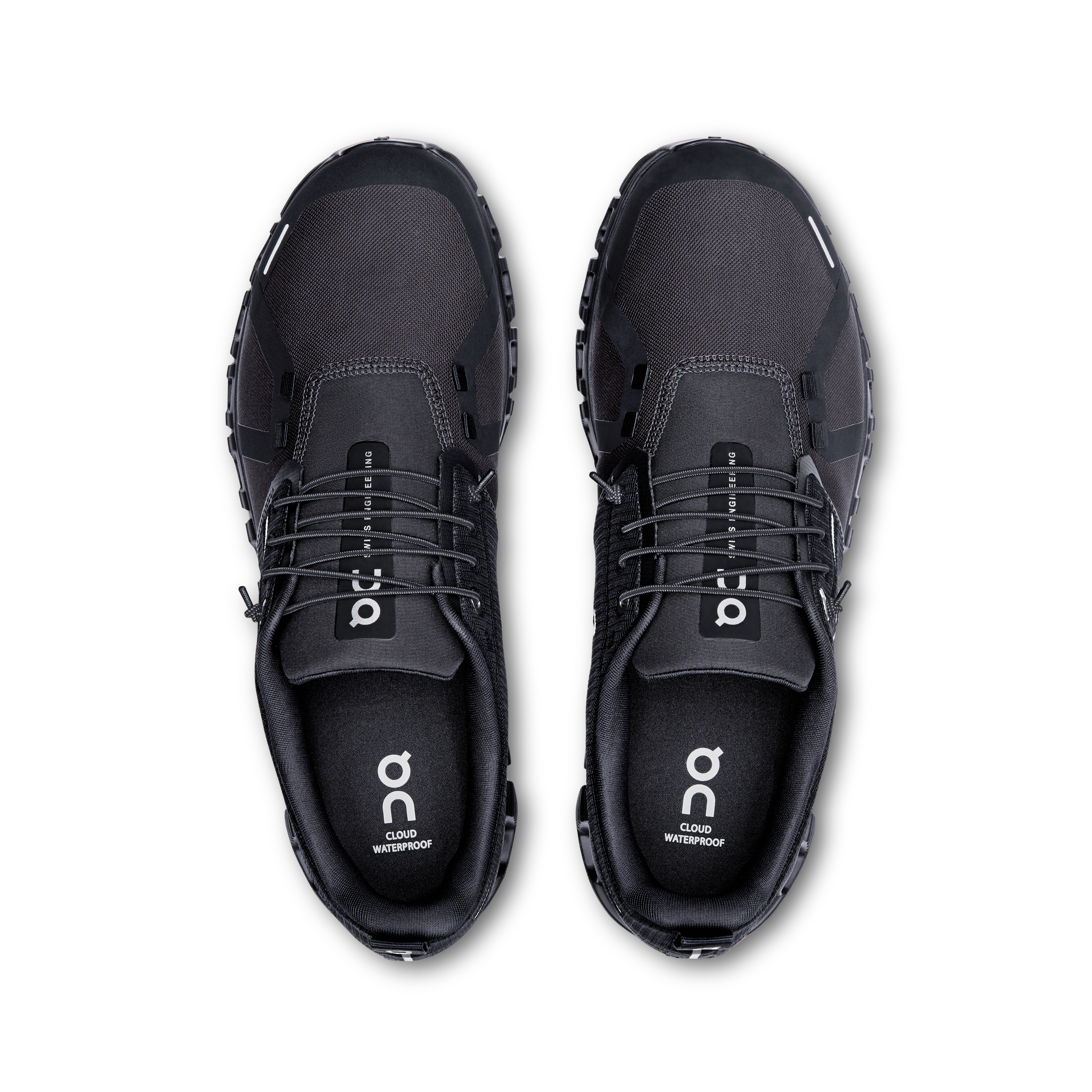 On Cloud 6 Waterproof Black & Black Men Active life Shoes