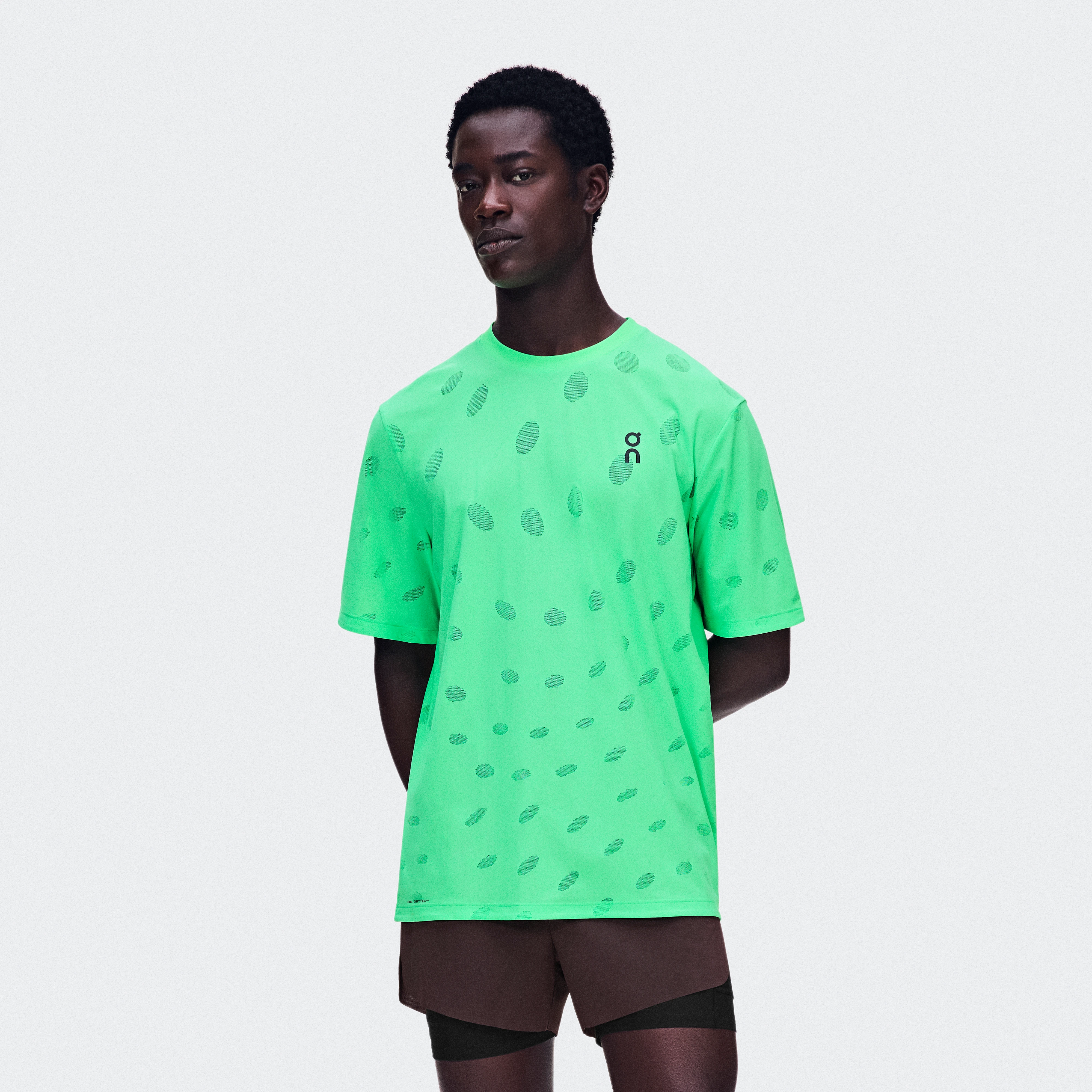 On Zero-T Breathe Verdite Men – High-performance run training and racing Tops and t-shirts