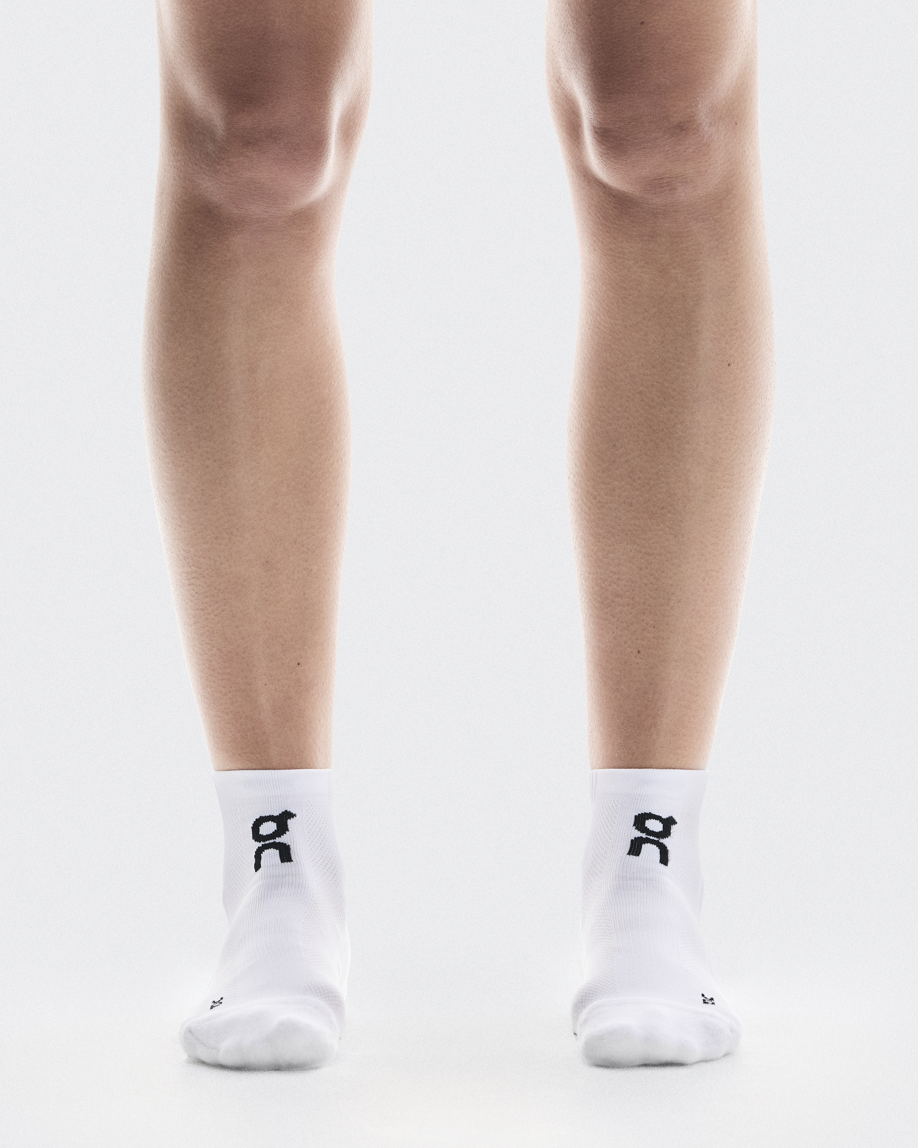 Core Run Sock Mid 2P in White