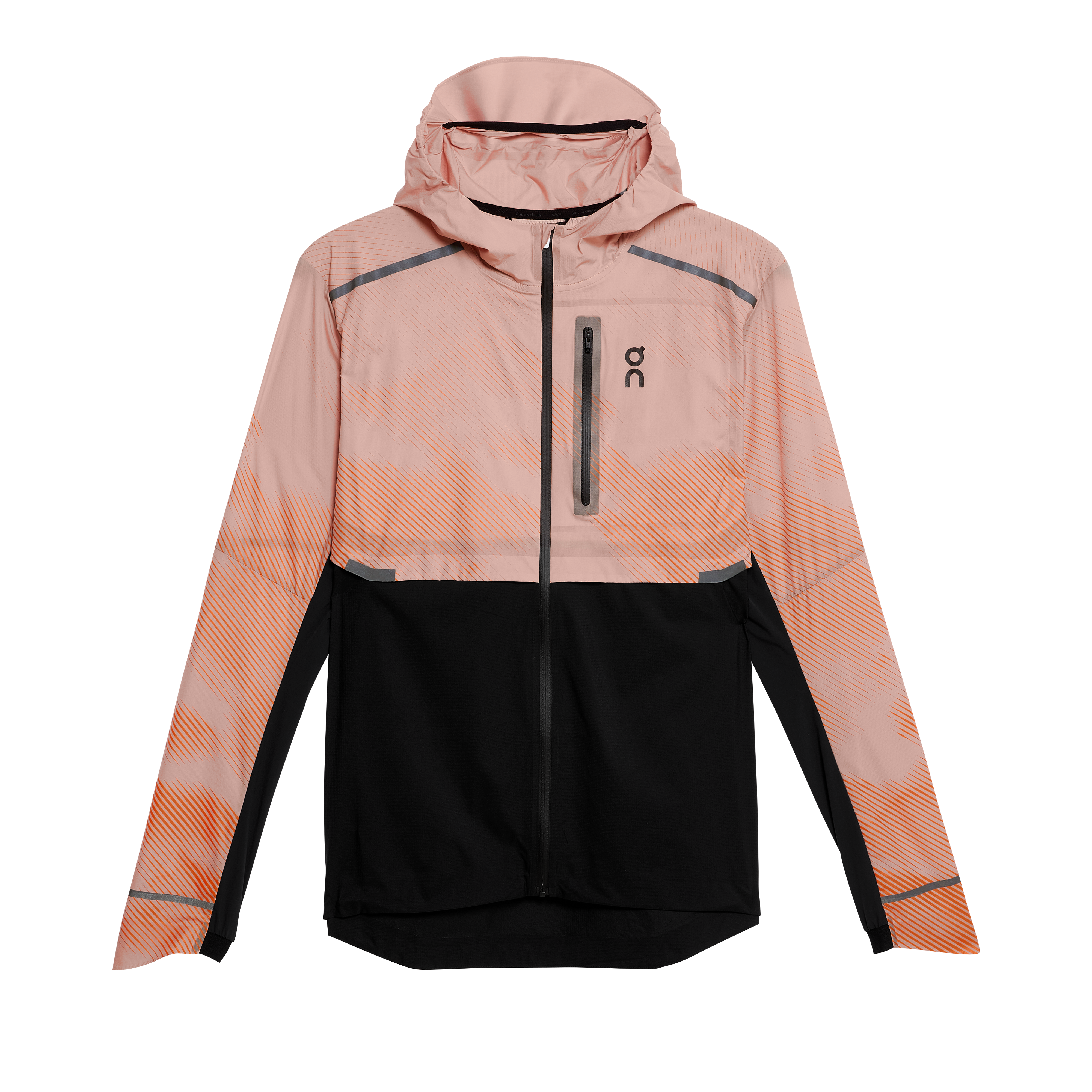 Weather Jacket Lumos in Woodrose/Black