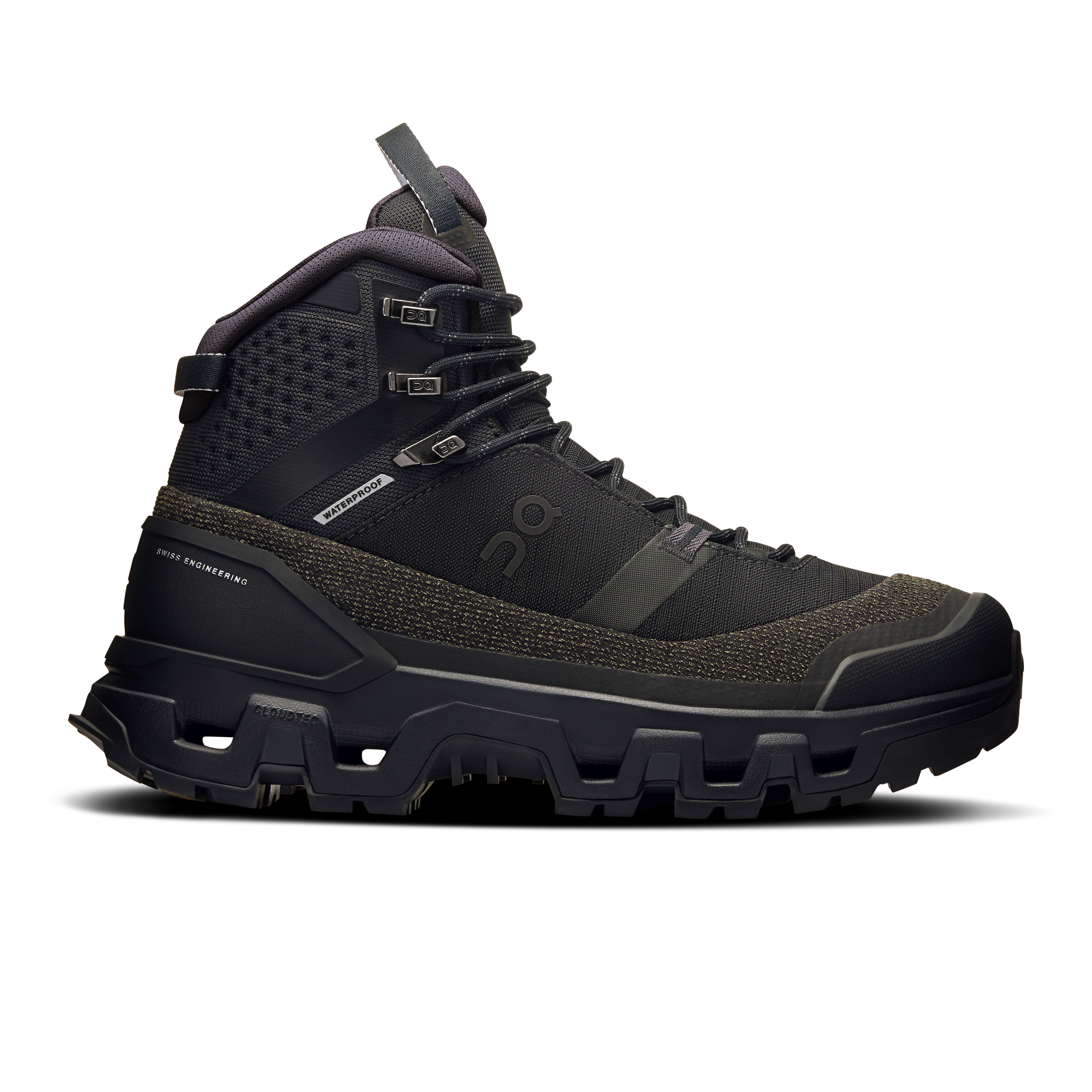 Cloudrock Trek Waterproof Hiking Shoe in Black/Black