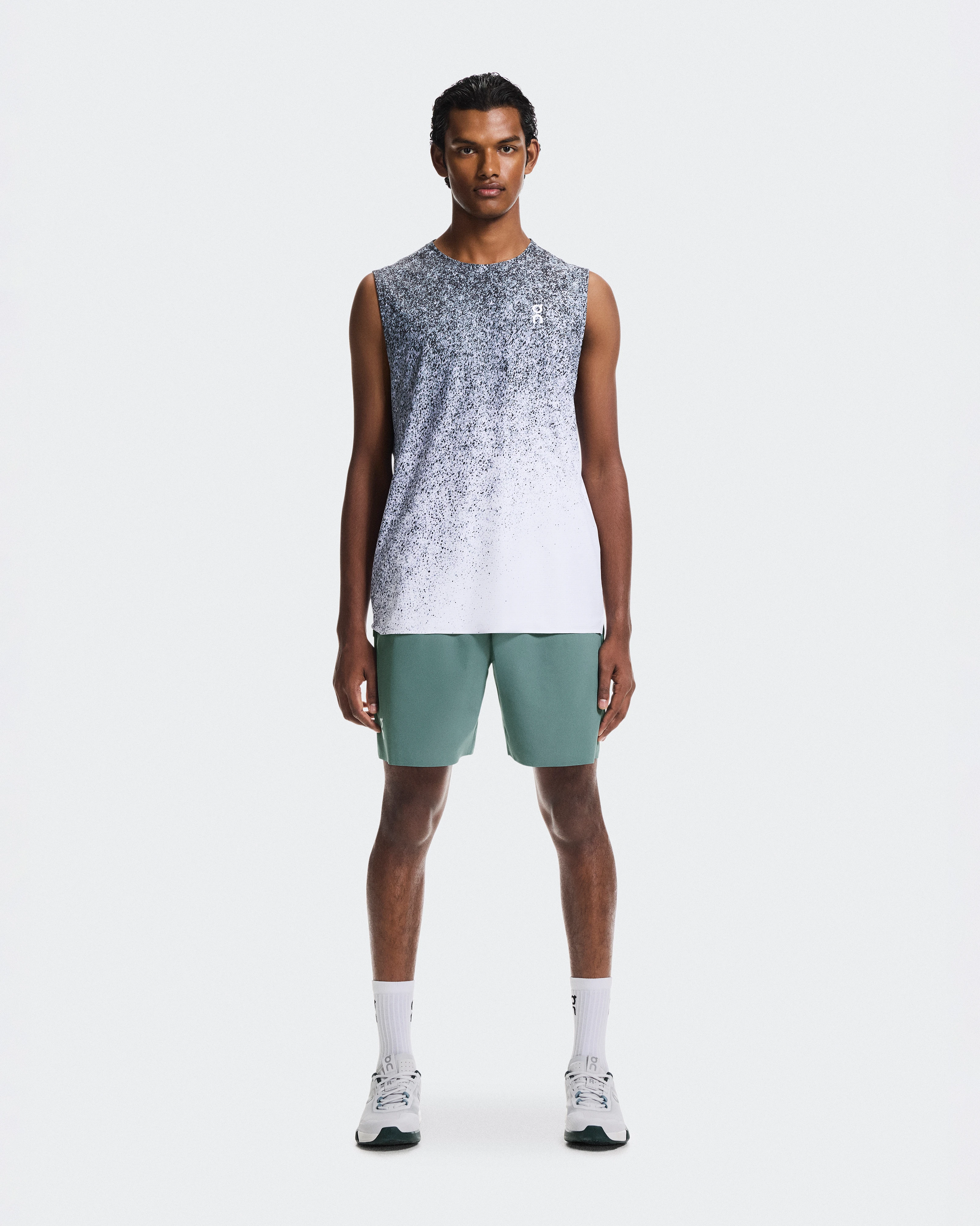 On Court Tank Fade Thistle & White Men Tops and t-shirts