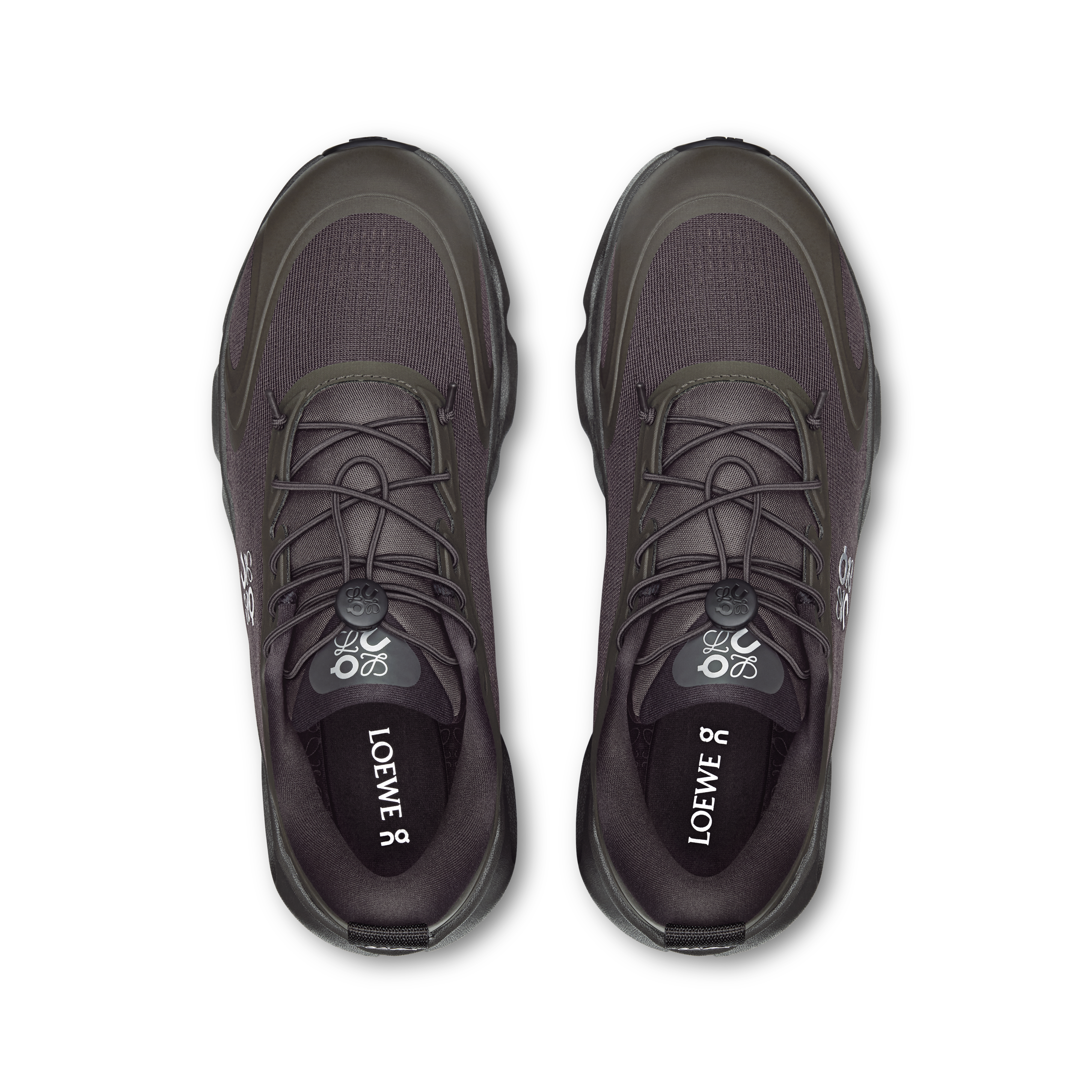 On Cloudsolo LOEWE Dark Brown & Black Women Active life Shoes