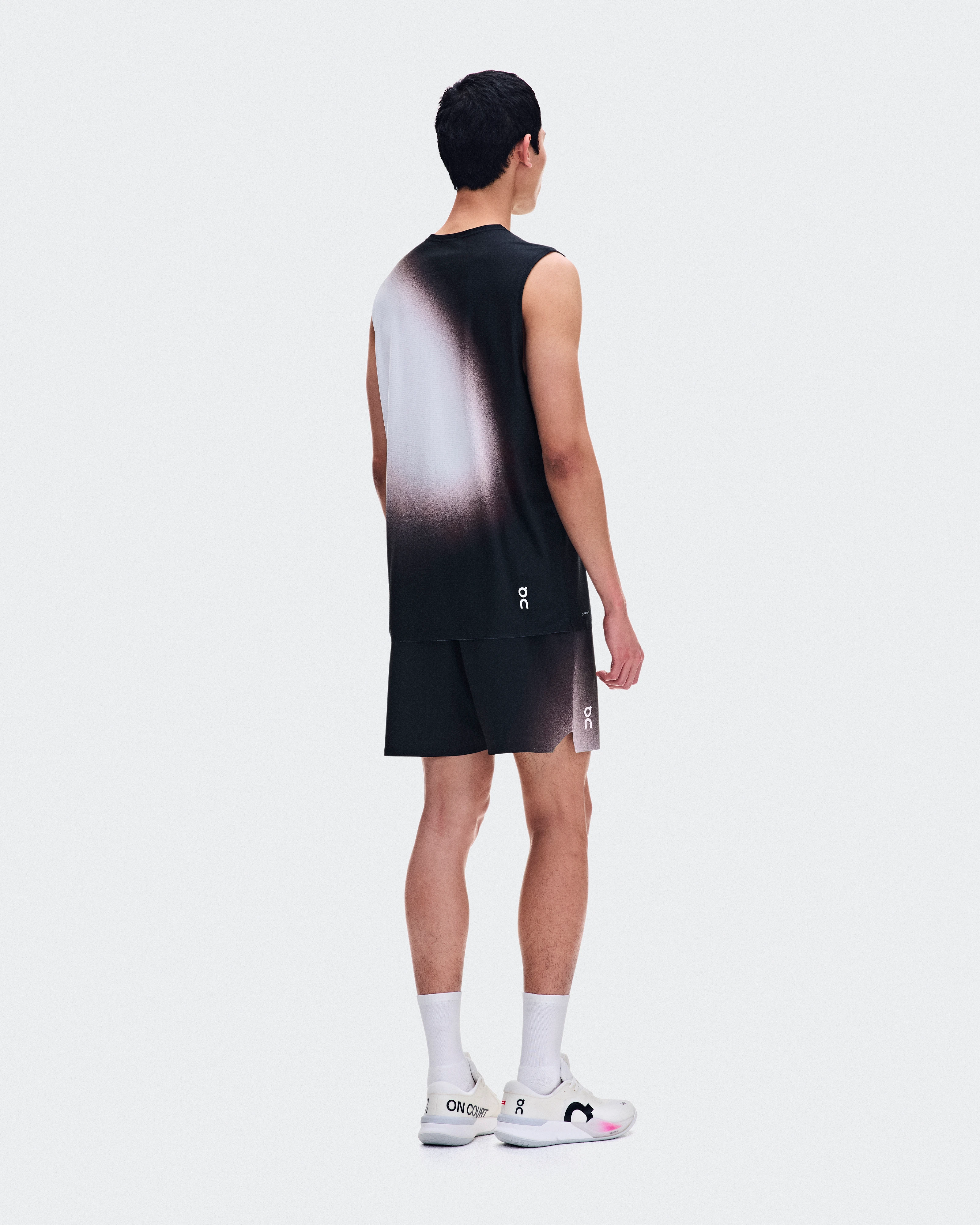On 5" Court Shorts Swing Black & Mulberry Men Shorts