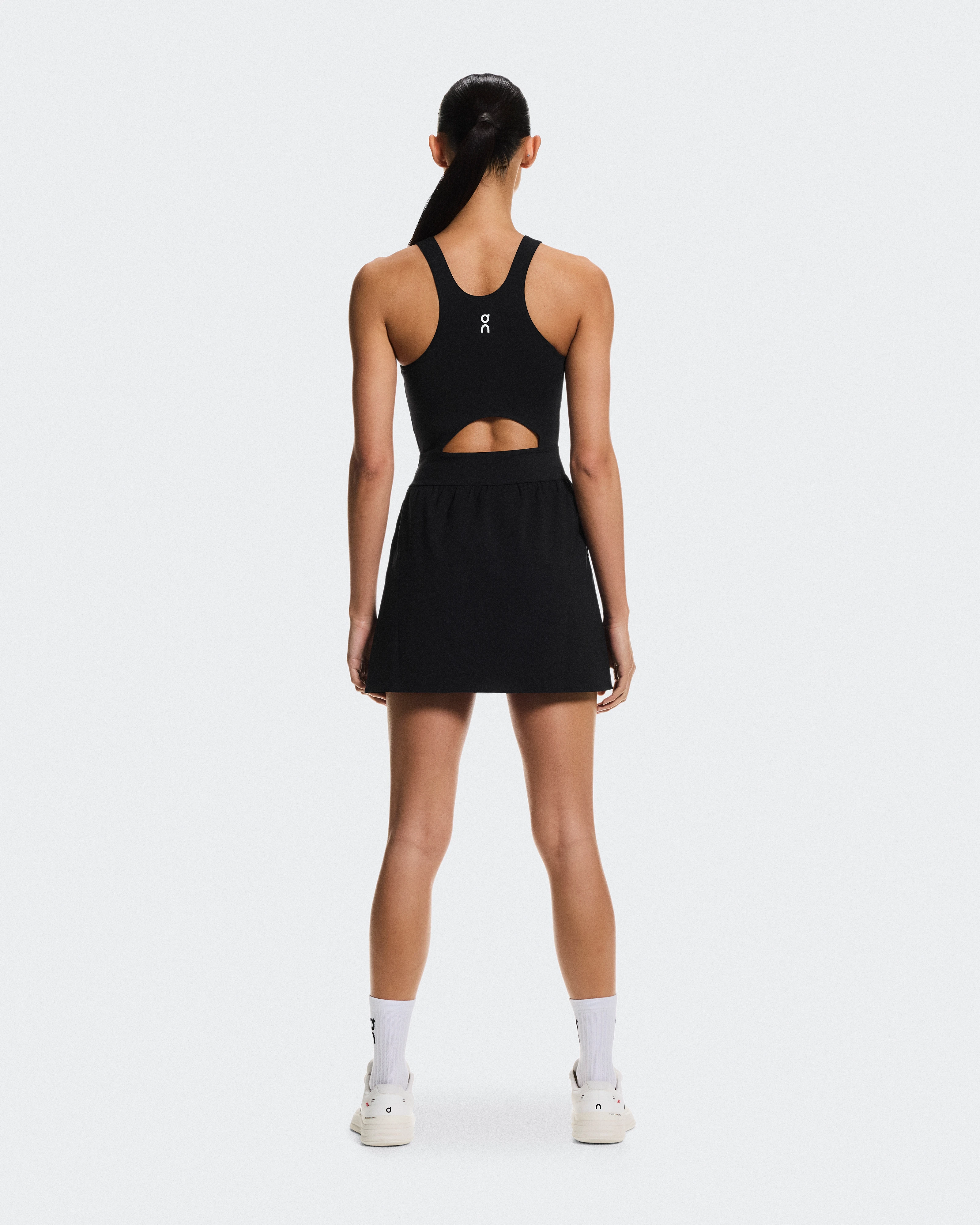 On Court Dress Split Black Women Dresses