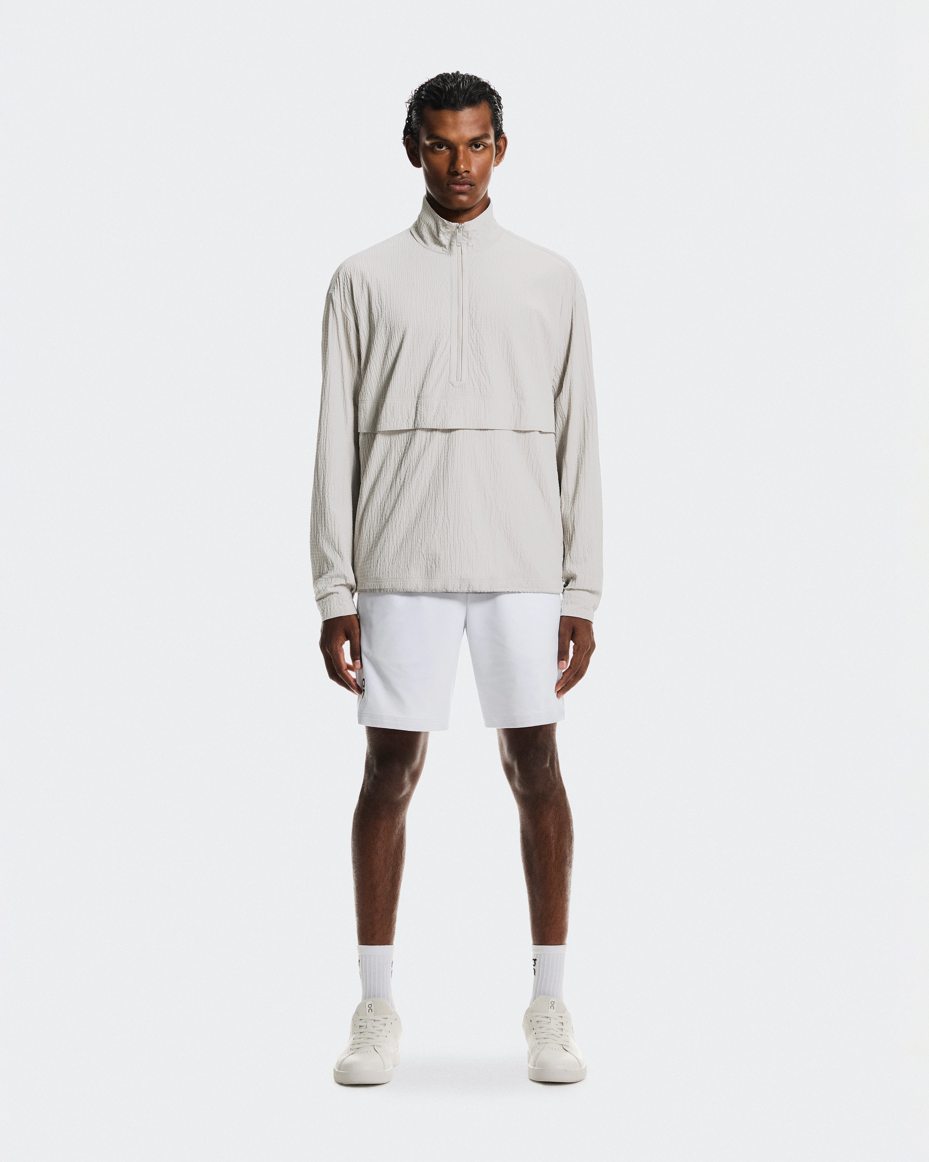 On Courtside 1/2 Zip Eaze Sand Men Hoodies and sweatshirts