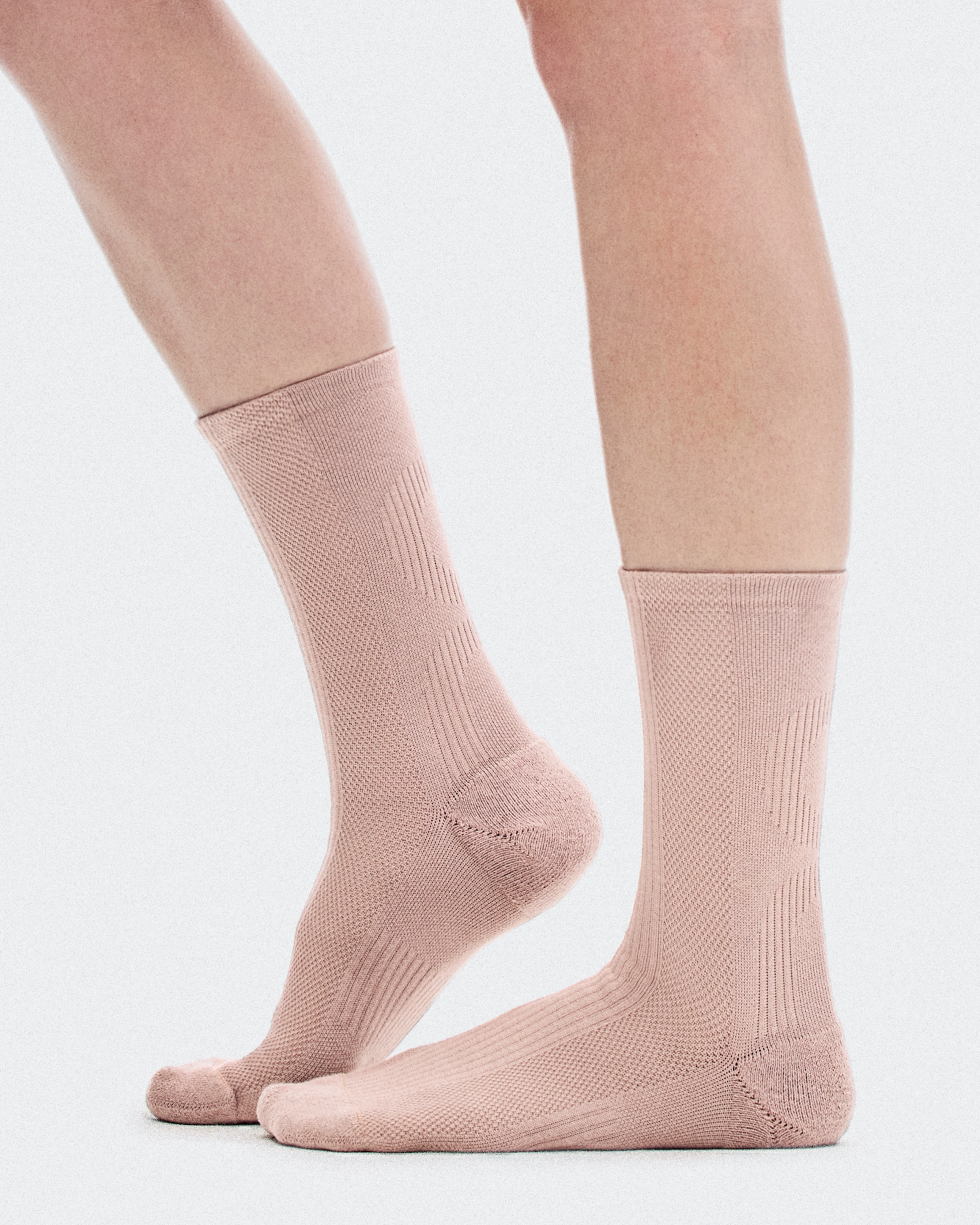On Hybrid Sock High 2P Biscuit Unisex Socks
