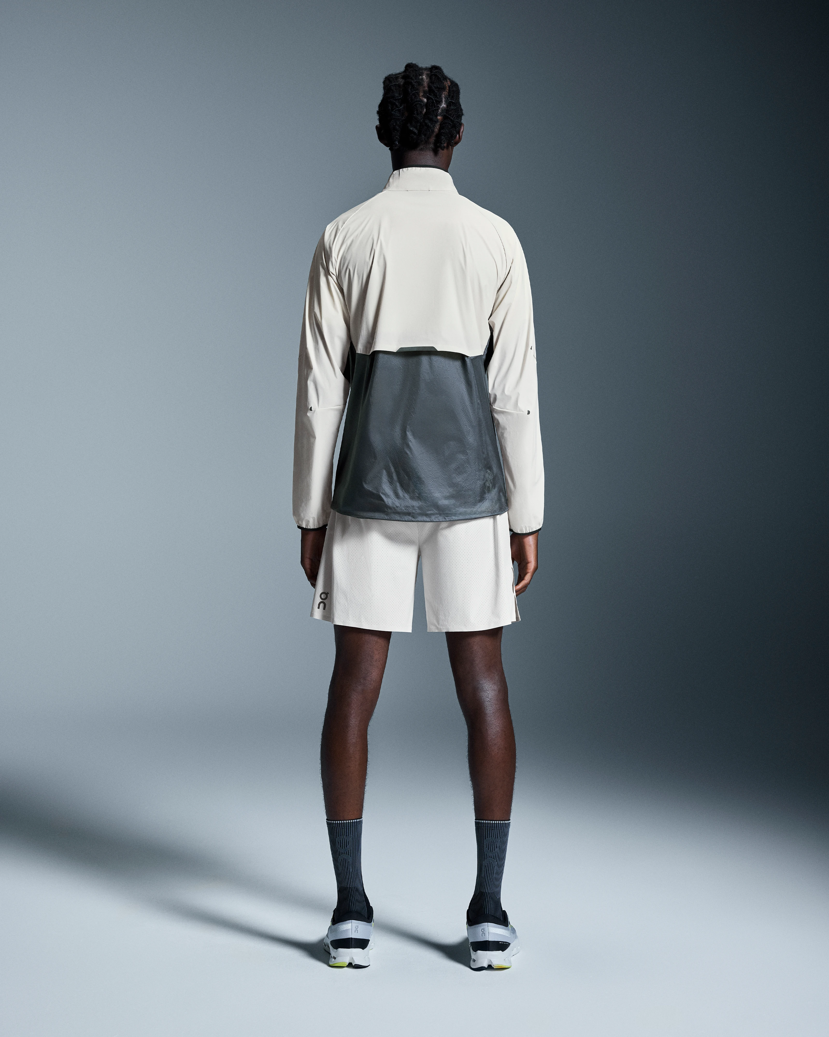 On Weather Jacket Silver & Eclipse Men Jackets