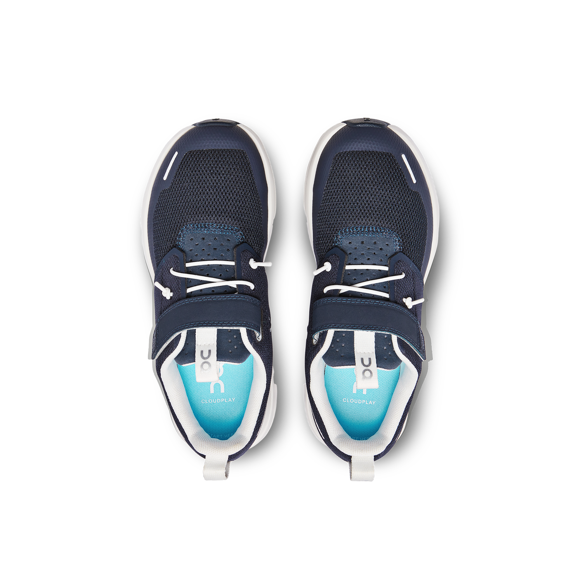 On Cloud Play Midnight & White Kids Active life Shoes