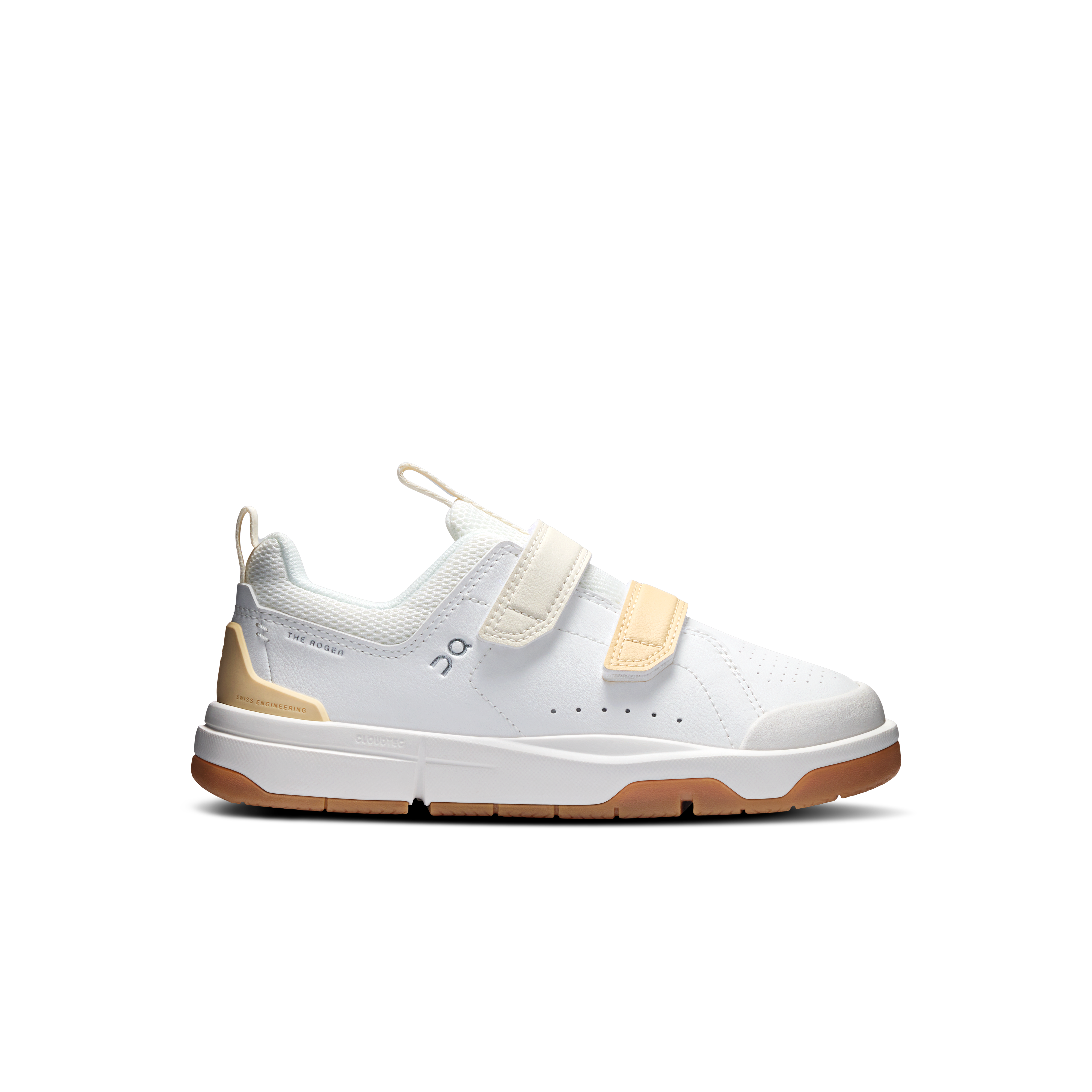 On THE ROGER Kids White & Blonde Kids – All-day, 4-8 year olds, multi-purpose Shoes