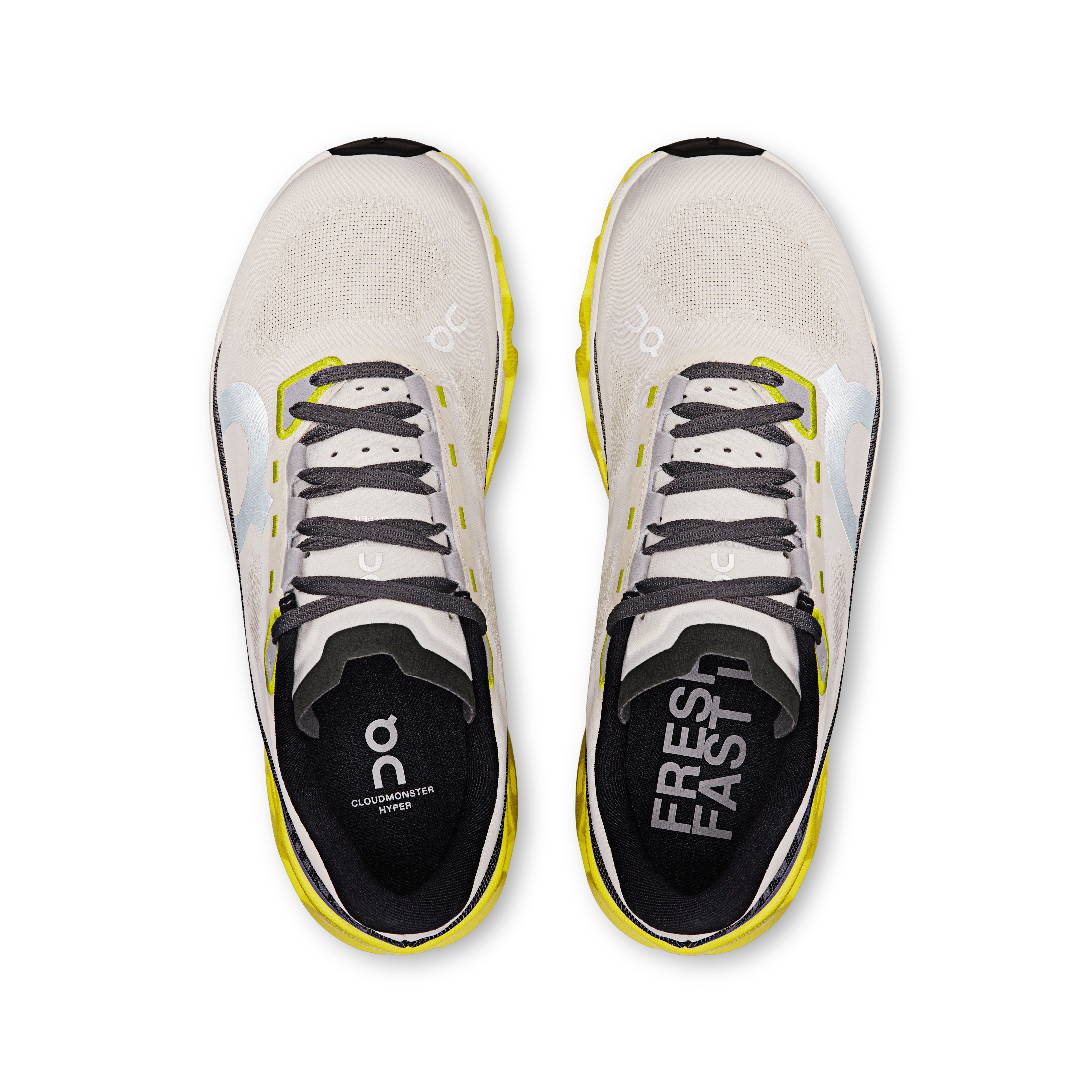 On Cloudmonster Hyper Dew & Lime Women Road running Shoes
