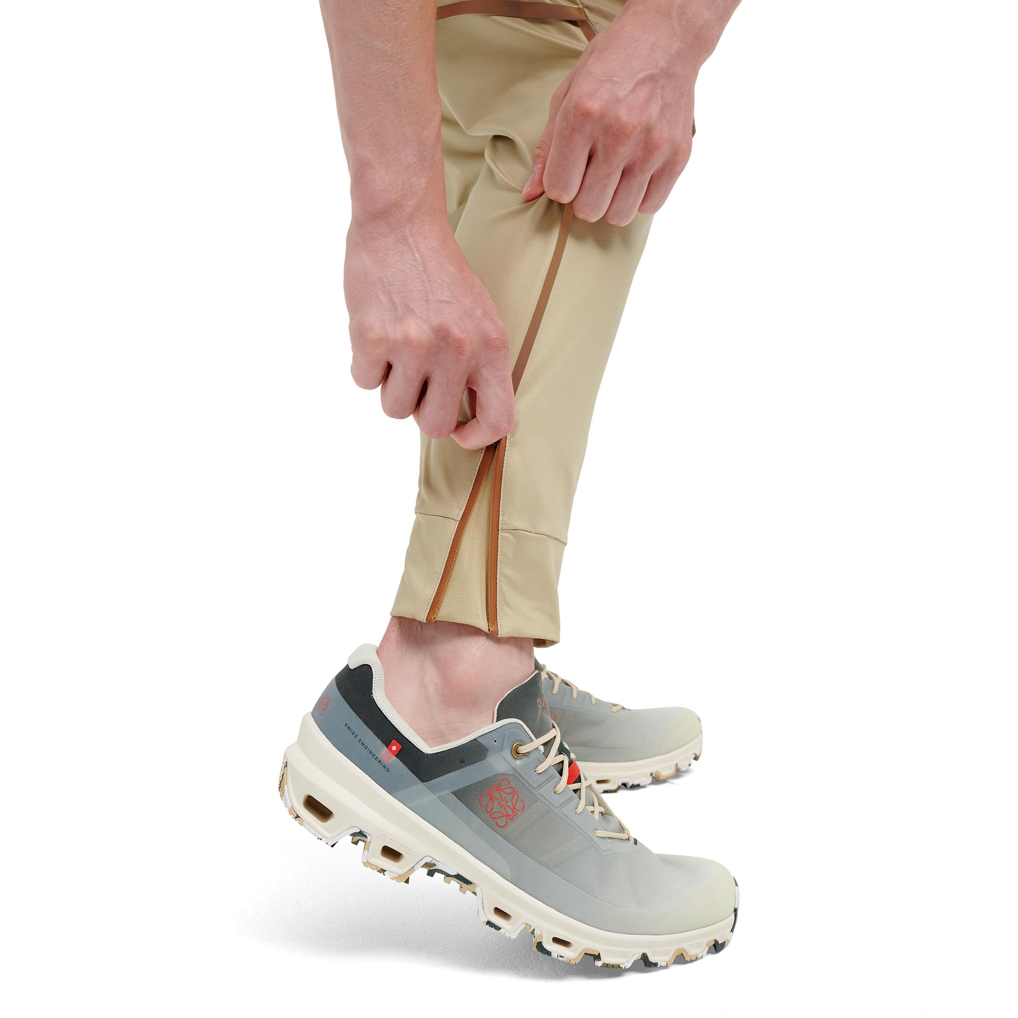 On Running Pants LOEWE Gradient Khaki Men Pants