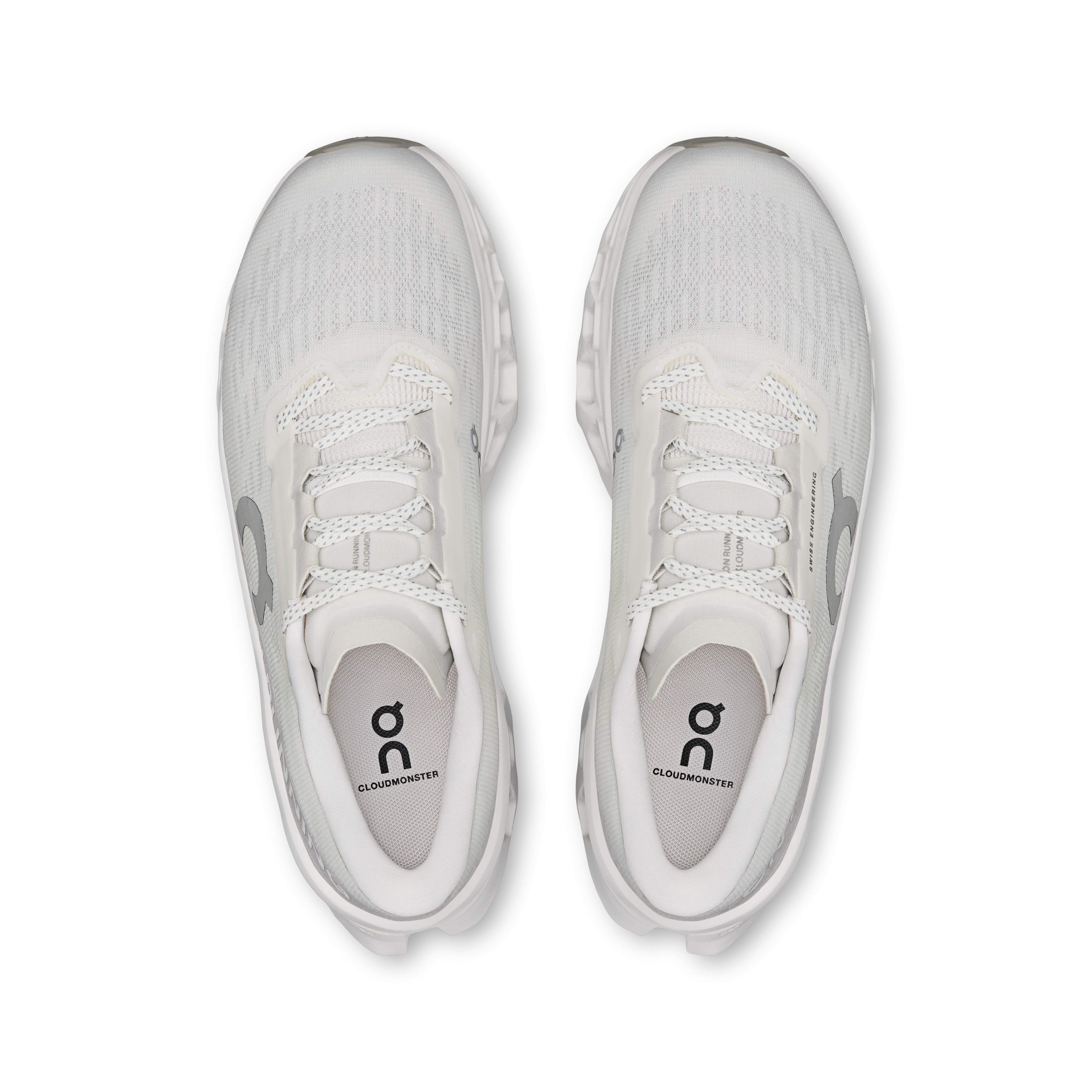 On Cloudmonster 3 White & Wolf Women Road running Shoes
