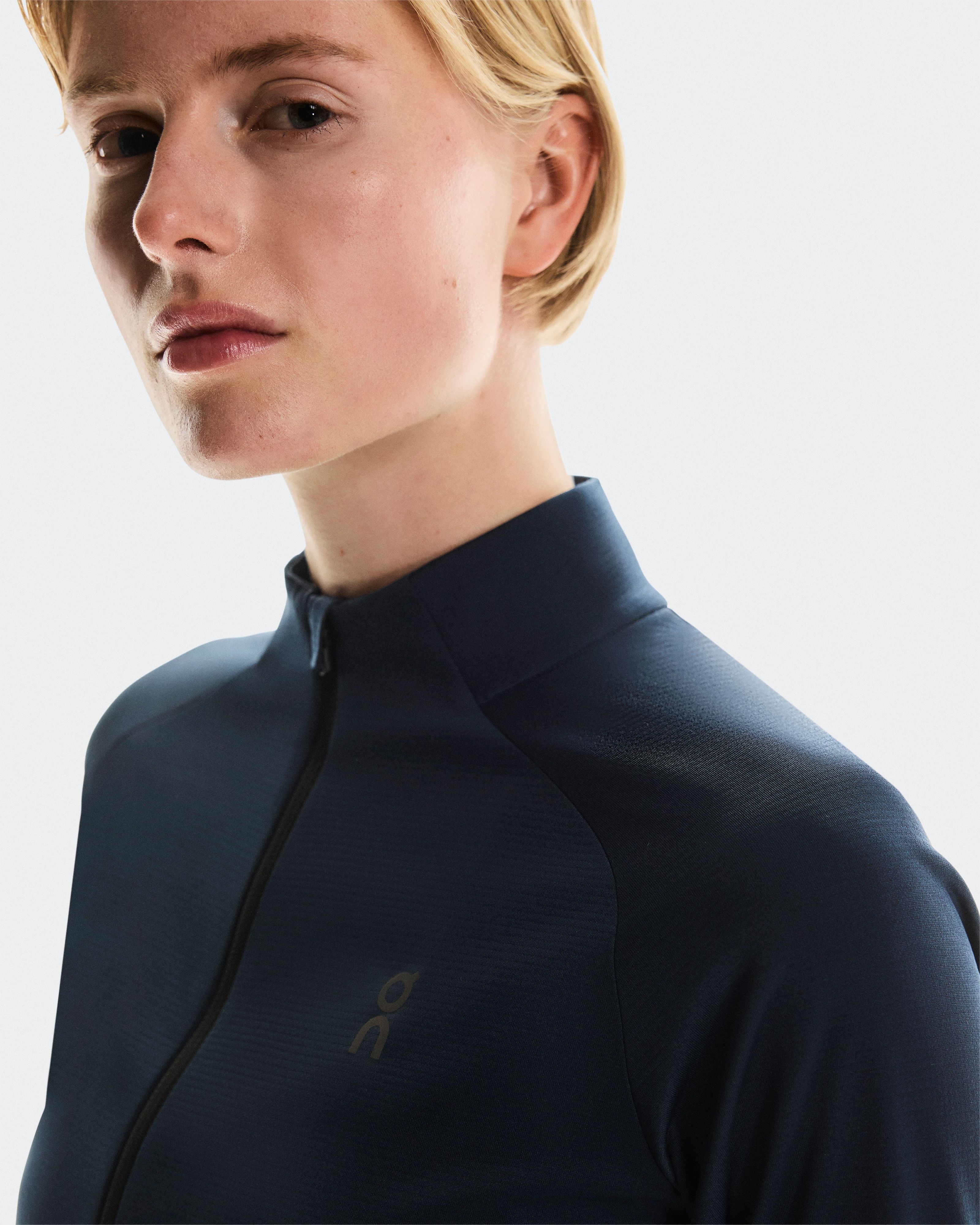 On Climate Shirt Navy Women Hoodies and sweatshirts