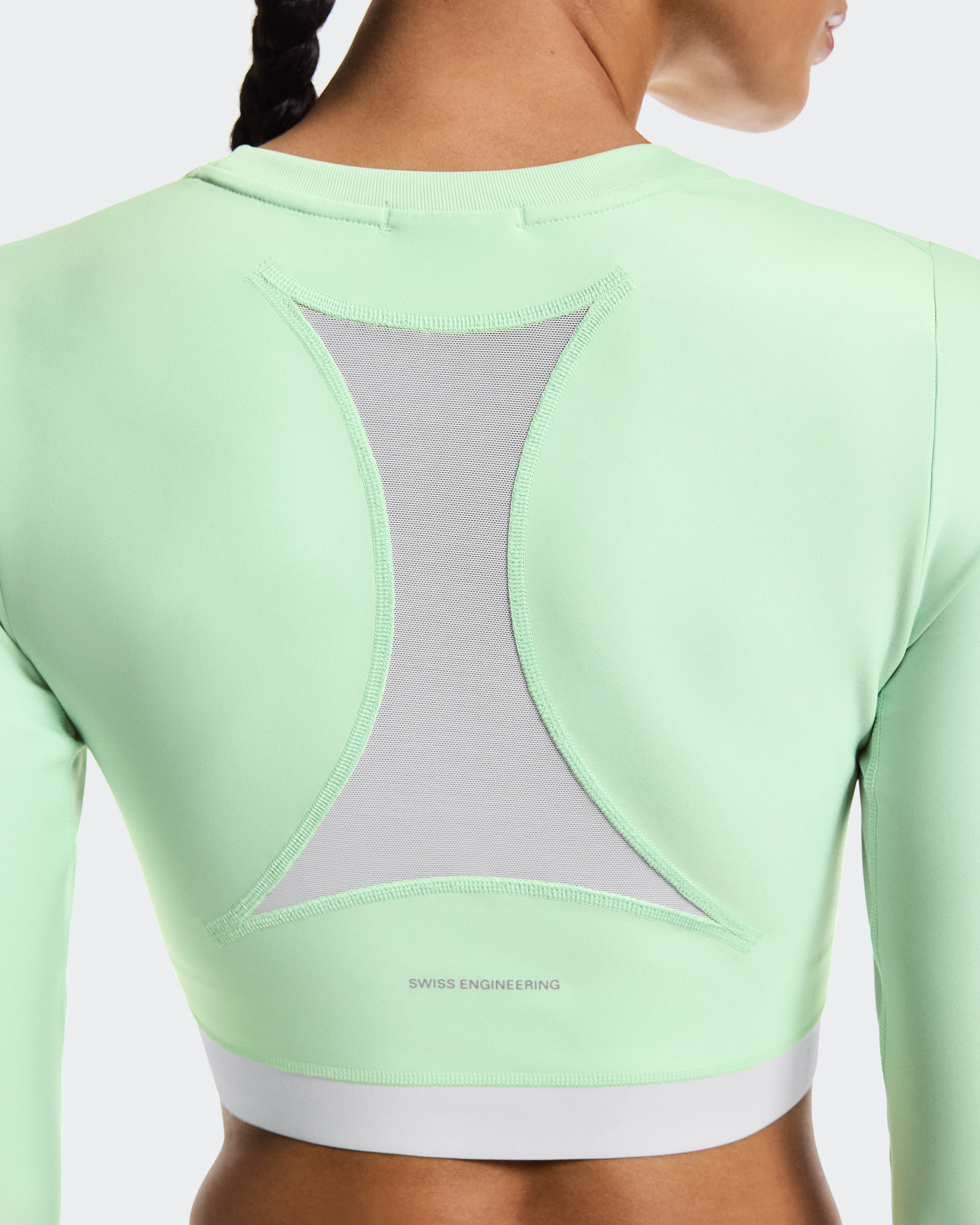 On Train Long Sleeve Crop Creek Women Tops and t-shirts
