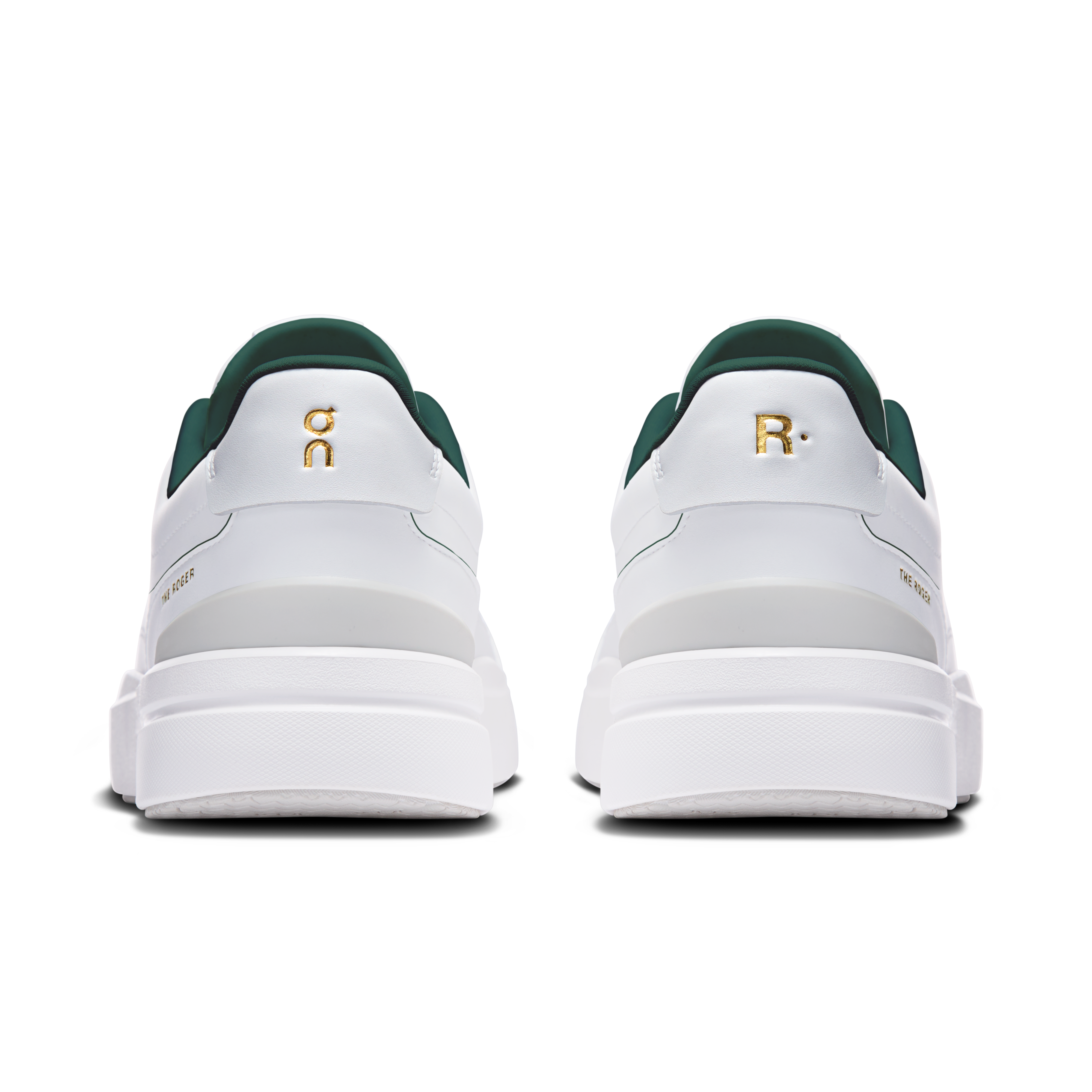 On THE ROGER Centre Court White & Evergreen Women Active life Shoes