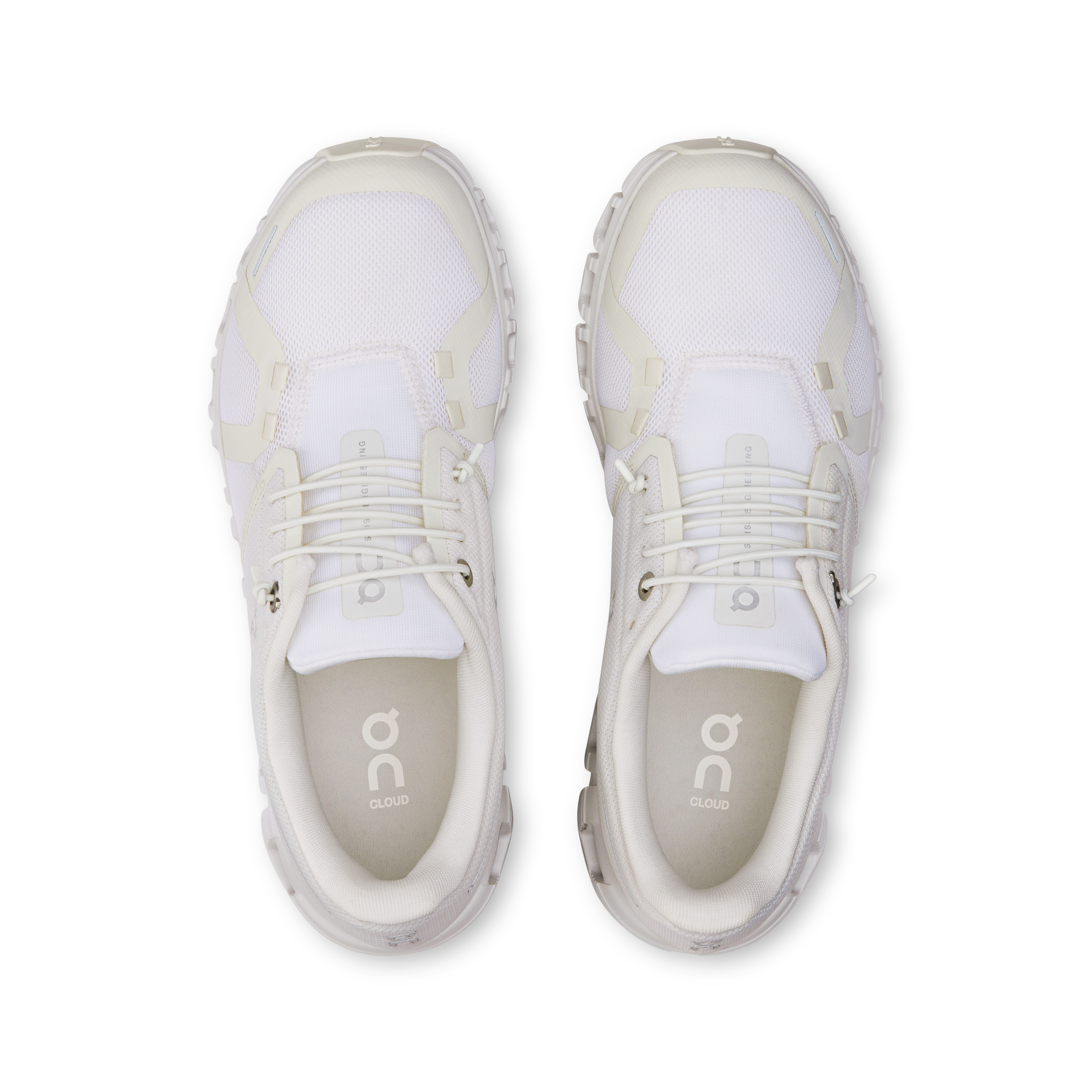 On Cloud 6 White & White Women Active life Shoes