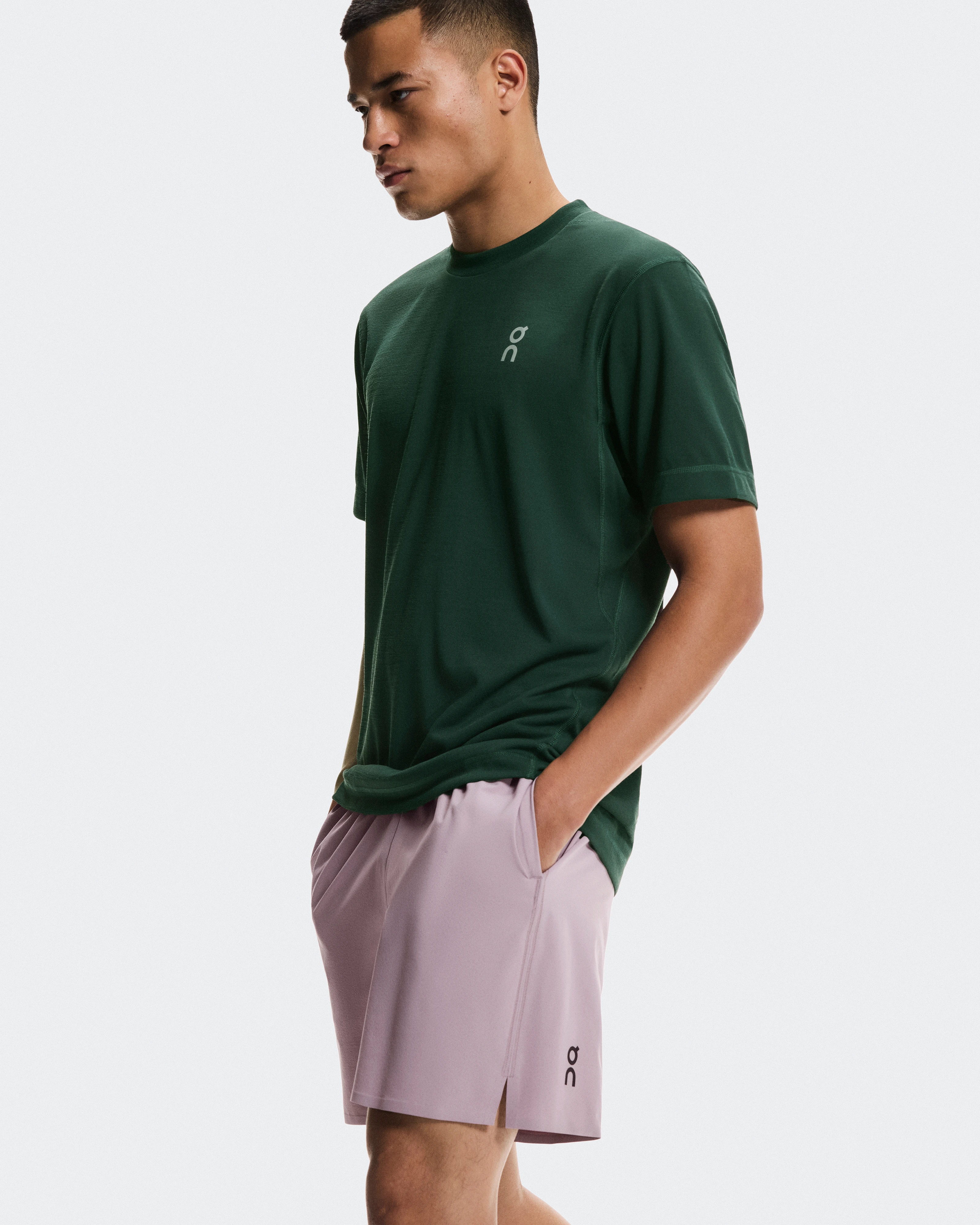 On Focus Shorts Heron Men Shorts