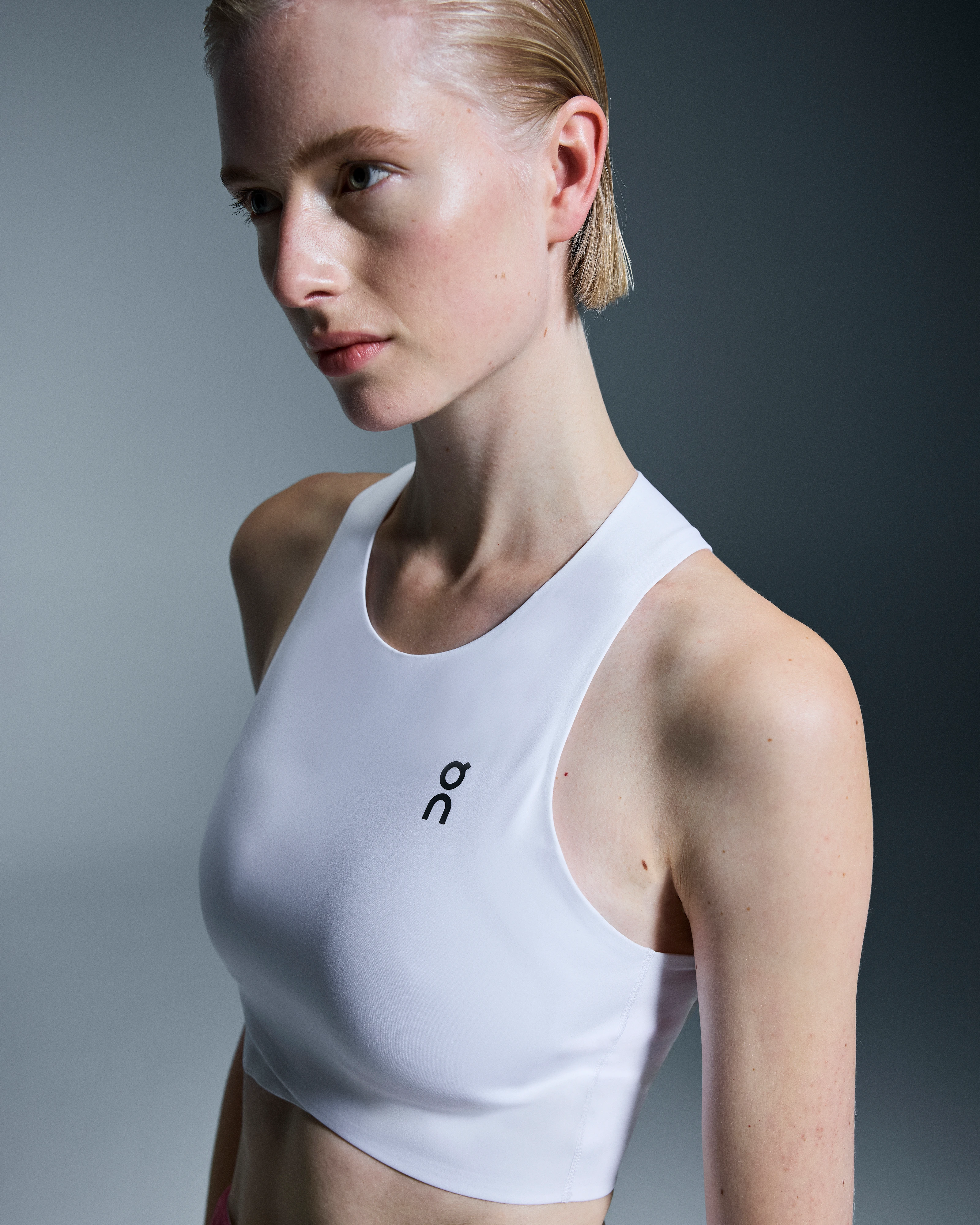 On Court Crop Top White Women Tops and t-shirts