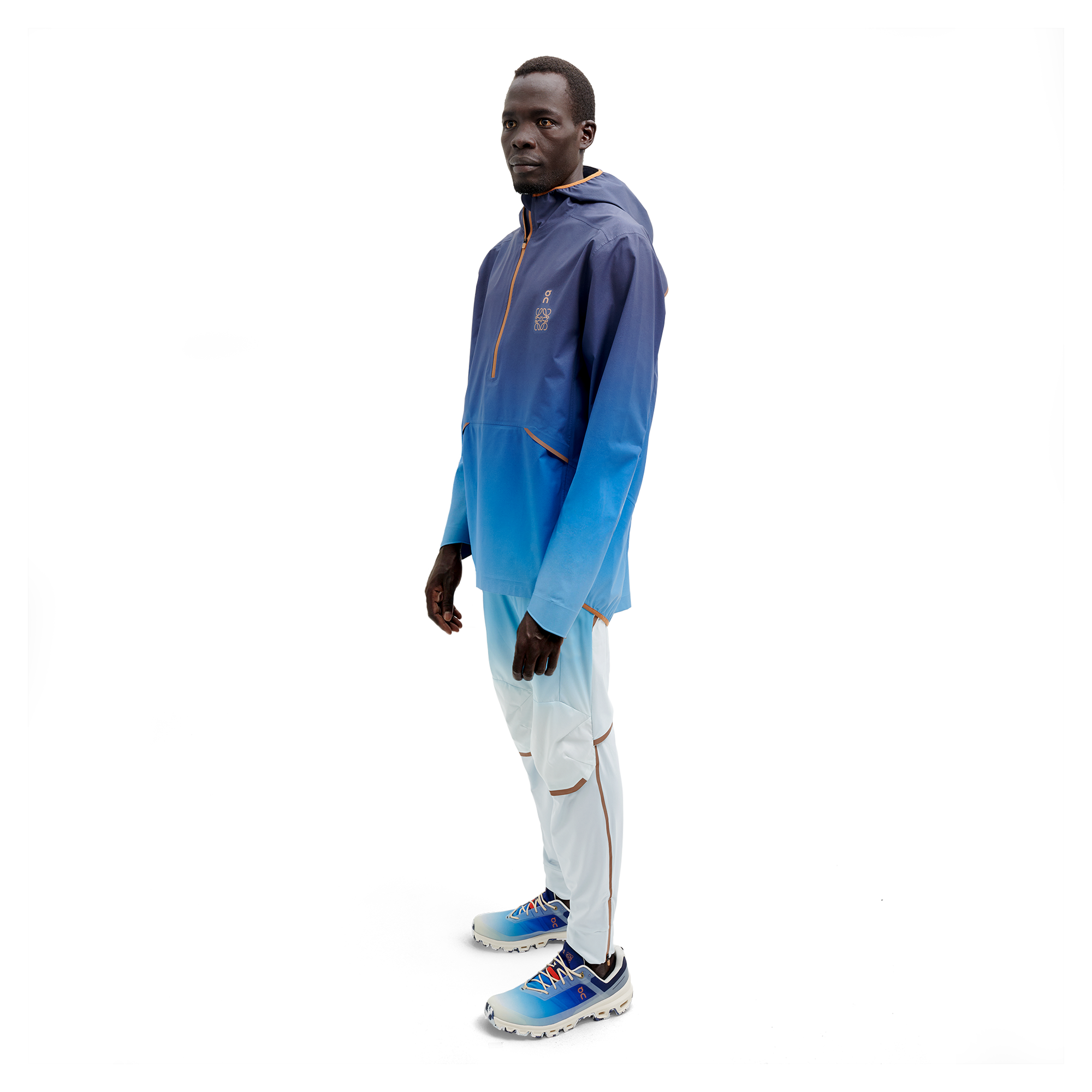 On Waterproof Anorak LOEWE Gradient Blue Men Jackets