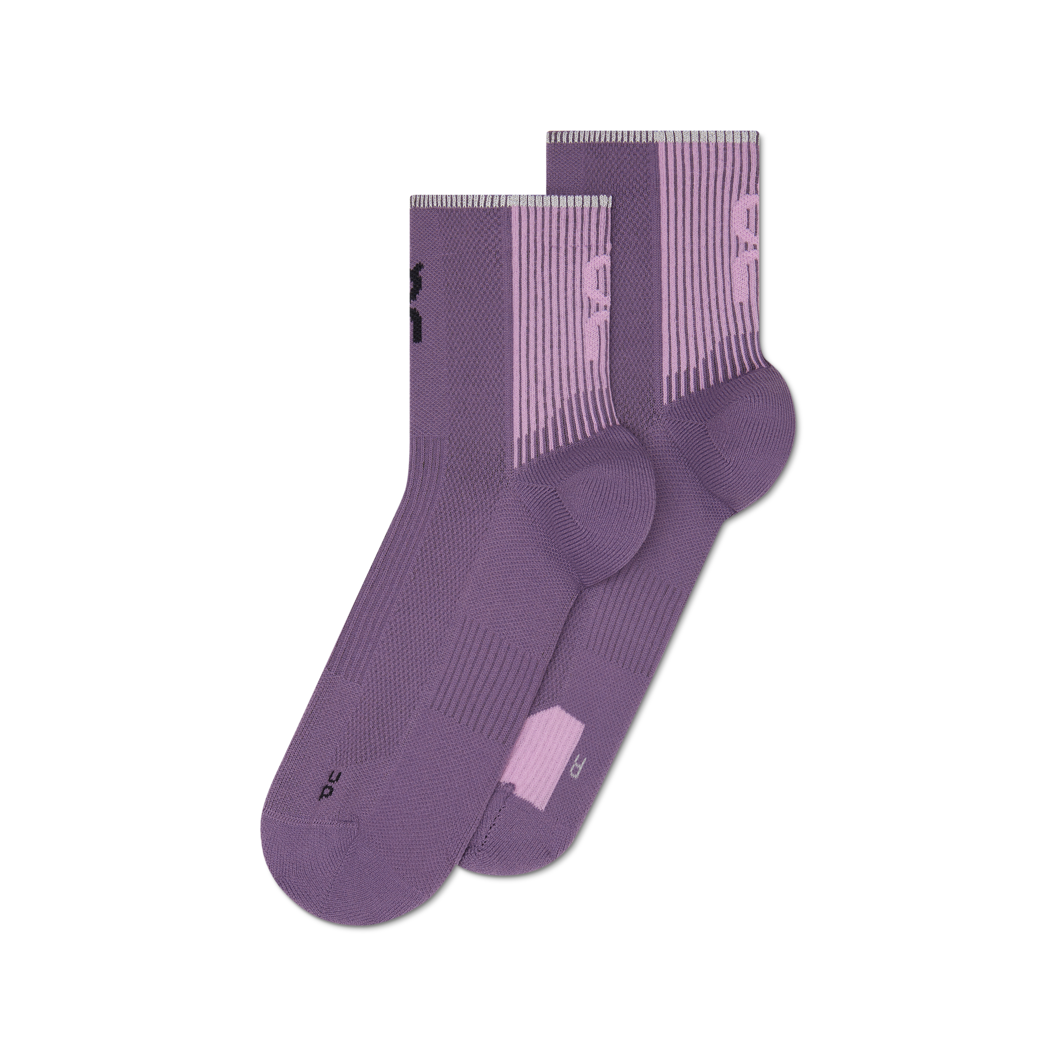 Performance Run Sock Mid in Dewberry/Sakura