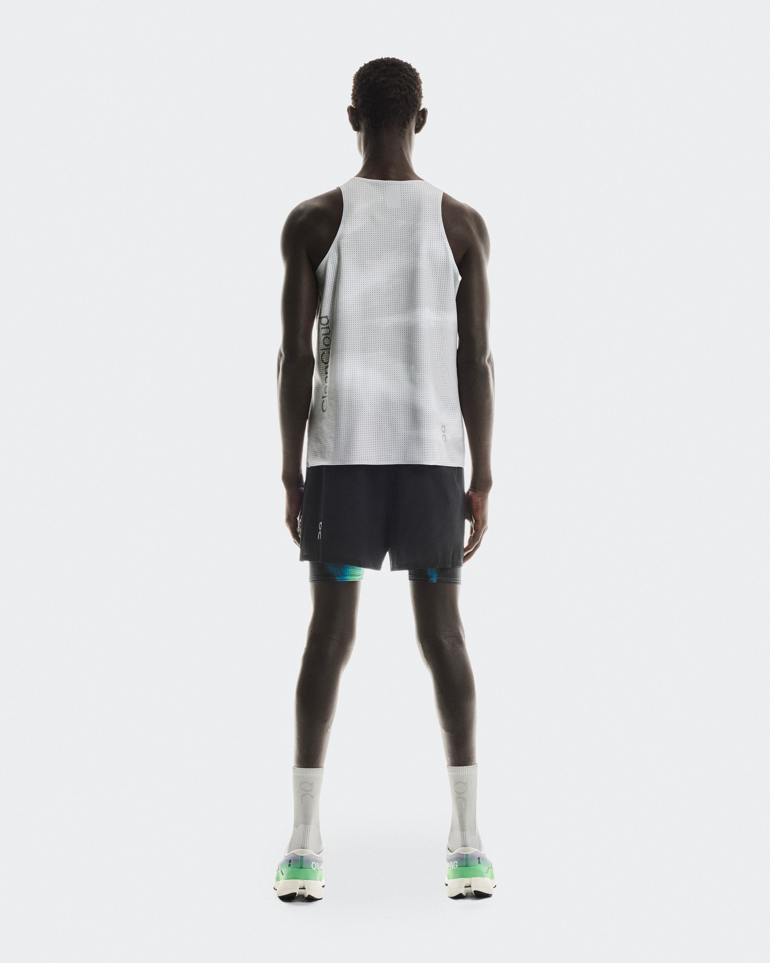 On Pace Tank Glacier & White Men Tops and t-shirts